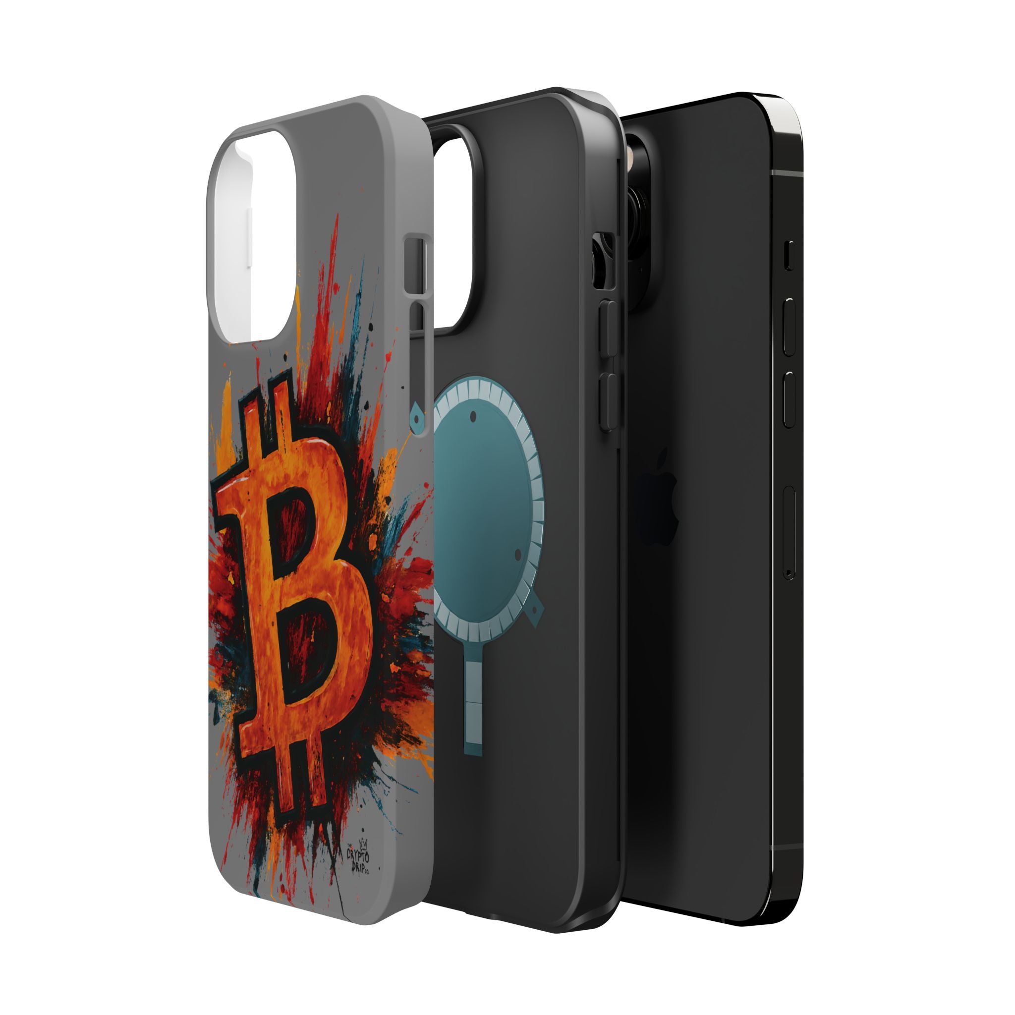 Bitcoin iPhone Case Crypto iPhone Cover MagSafe Compatible Durable Bitcoin Crypto Gift for Traders Crypto Accessories for iPhone 13 14 15 16