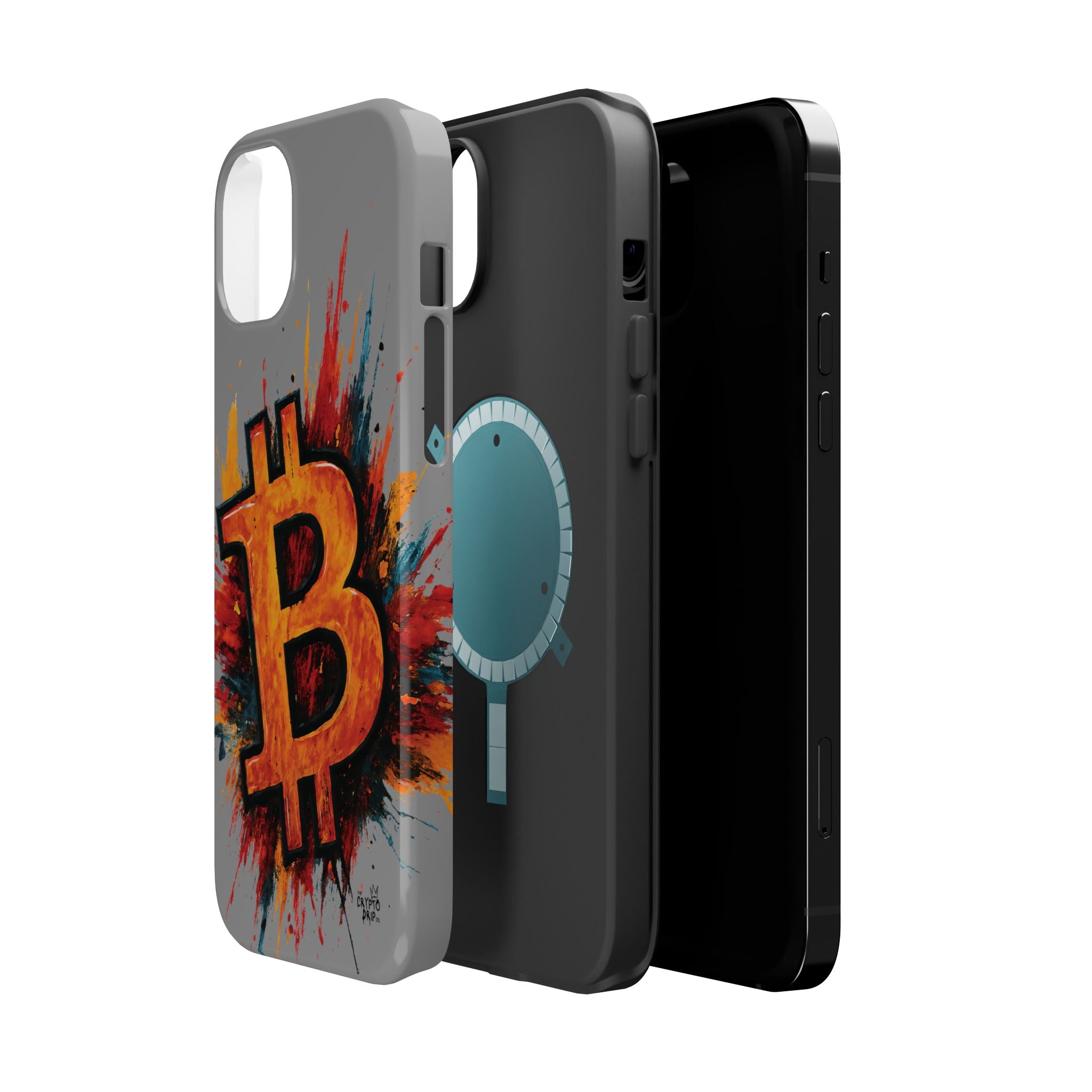 Bitcoin iPhone Case Crypto iPhone Cover MagSafe Compatible Durable Bitcoin Crypto Gift for Traders Crypto Accessories for iPhone 13 14 15 16