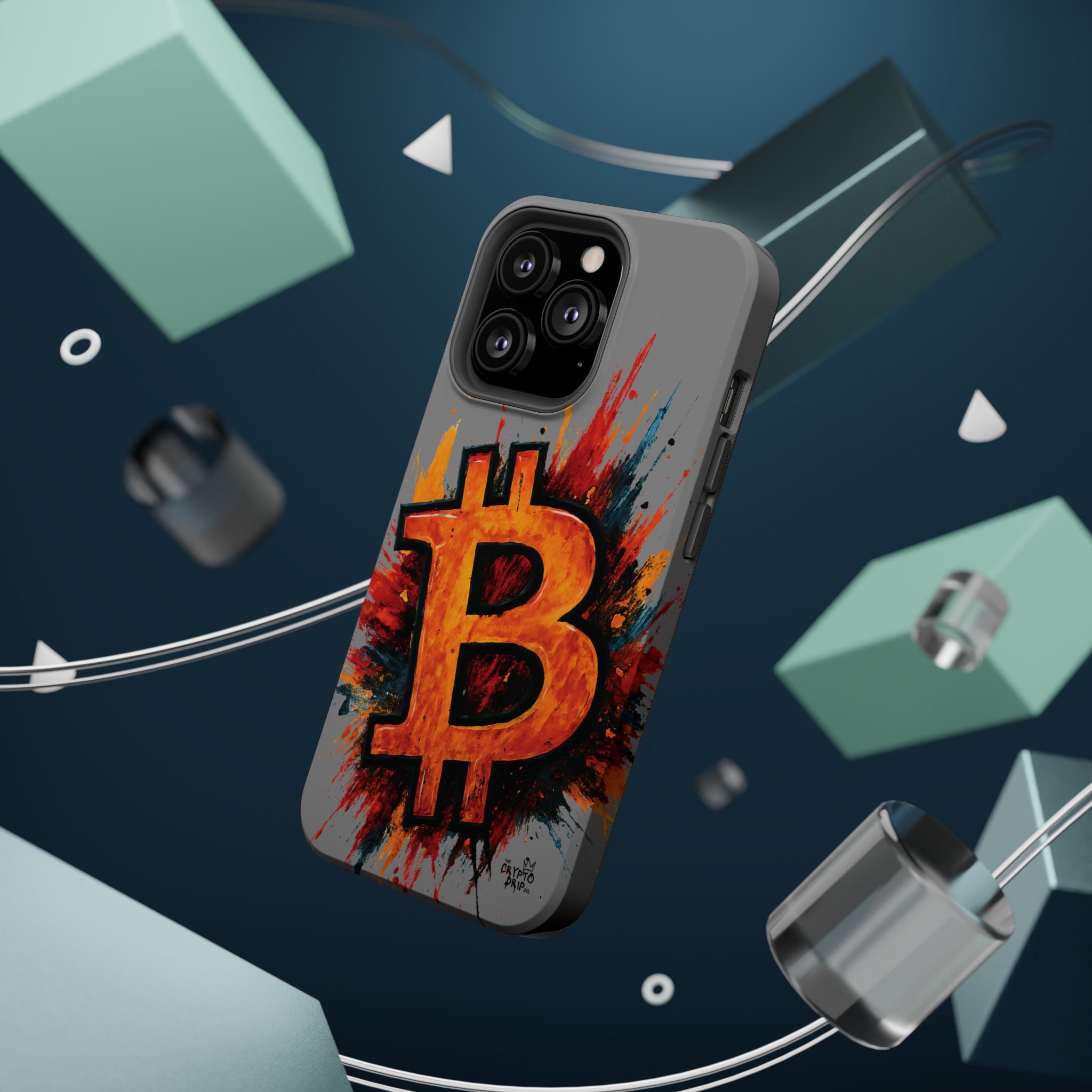 Bitcoin iPhone Case Crypto iPhone Cover MagSafe Compatible Durable Bitcoin Crypto Gift for Traders Crypto Accessories for iPhone 13 14 15 16
