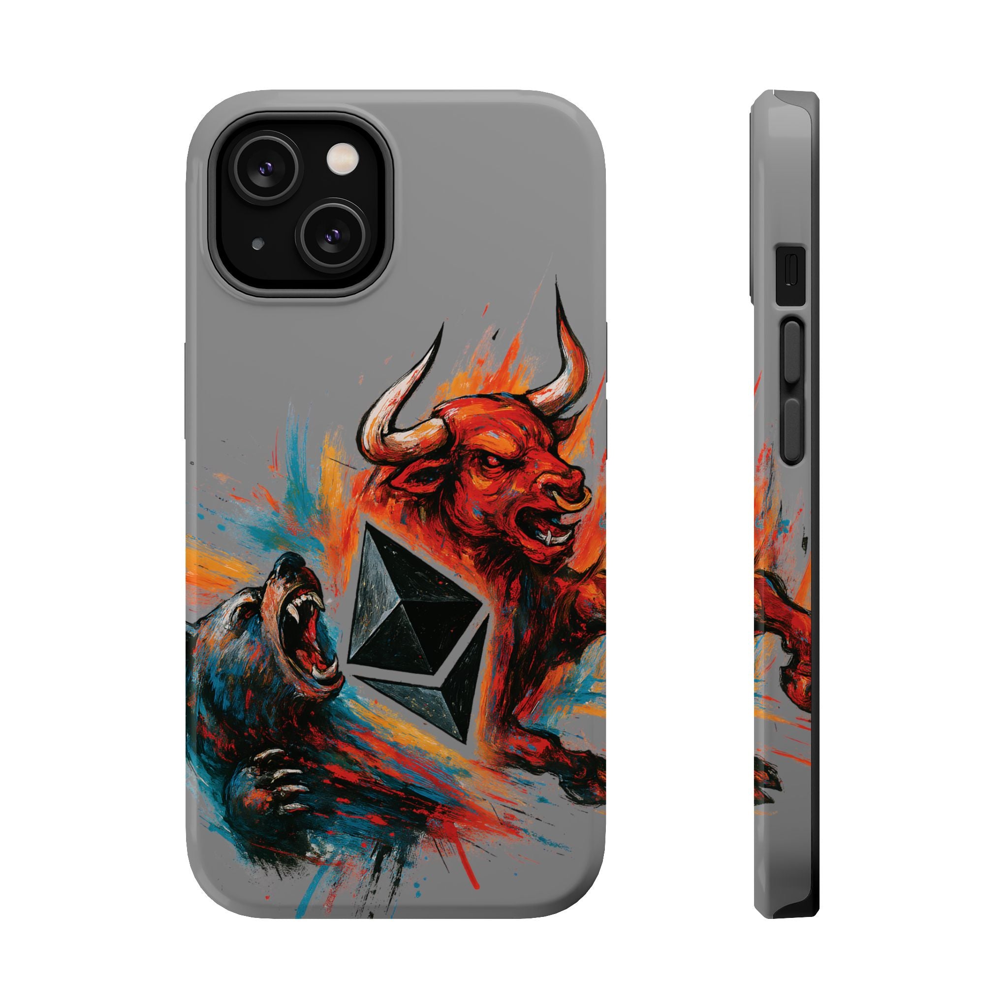Ethereum Phone Case MagSafe iPhone Case Magnetic Tough Cases Bitcoin Phone Case Shock Proof Phone Case Crypto Accessories Crypto Merch