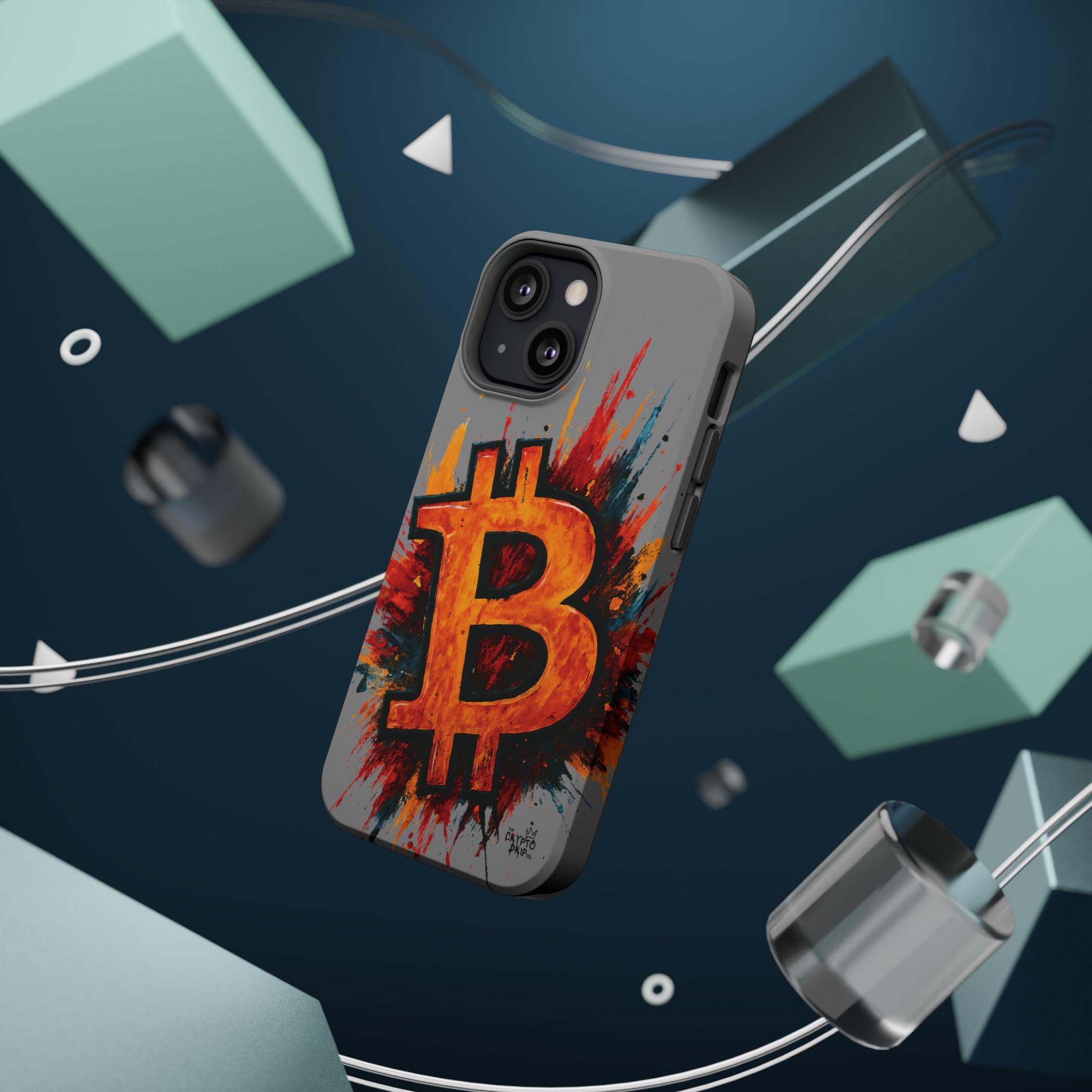 Bitcoin iPhone Case Crypto iPhone Cover MagSafe Compatible Durable Bitcoin Crypto Gift for Traders Crypto Accessories for iPhone 13 14 15 16
