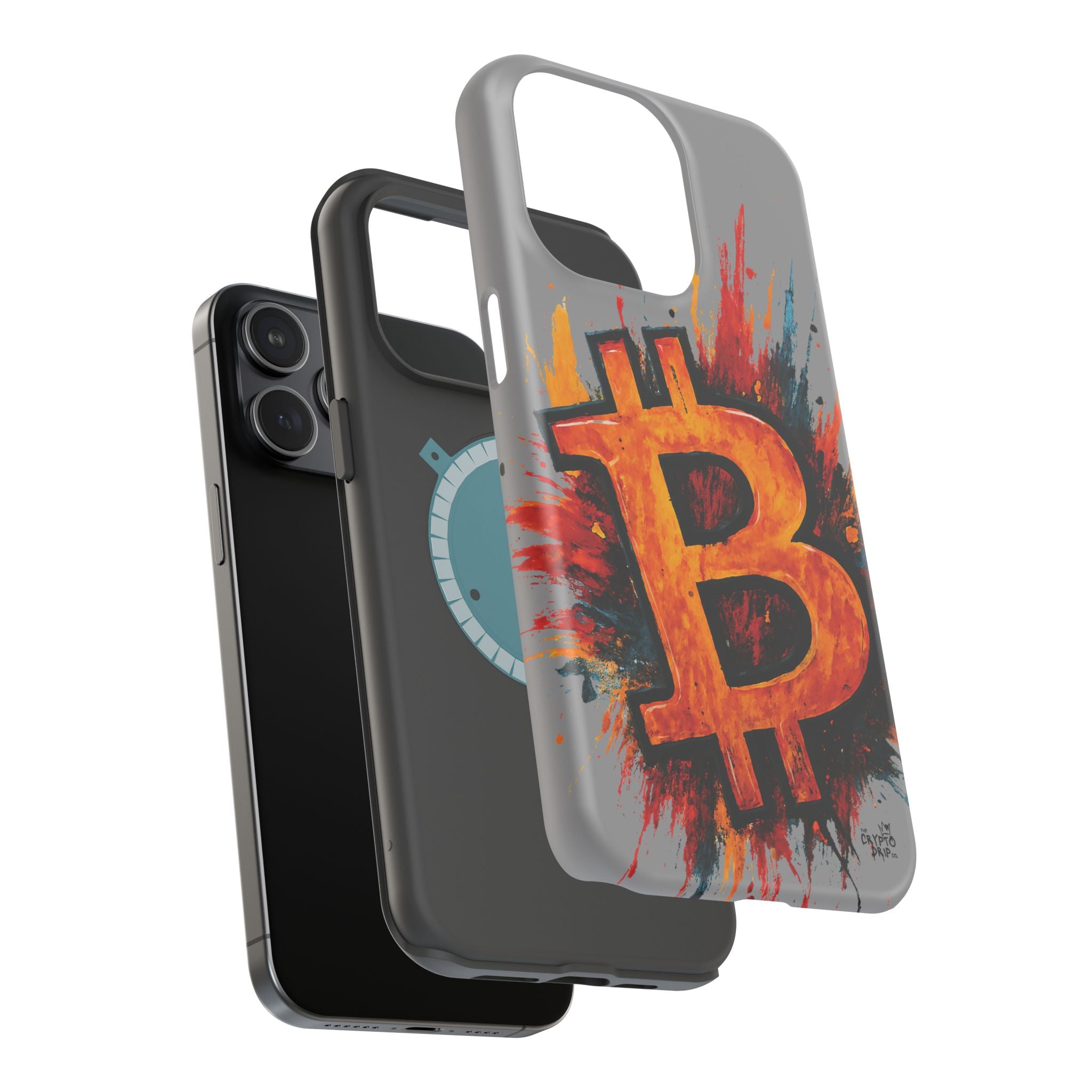 Bitcoin iPhone Case Crypto iPhone Cover MagSafe Compatible Durable Bitcoin Crypto Gift for Traders Crypto Accessories for iPhone 13 14 15 16