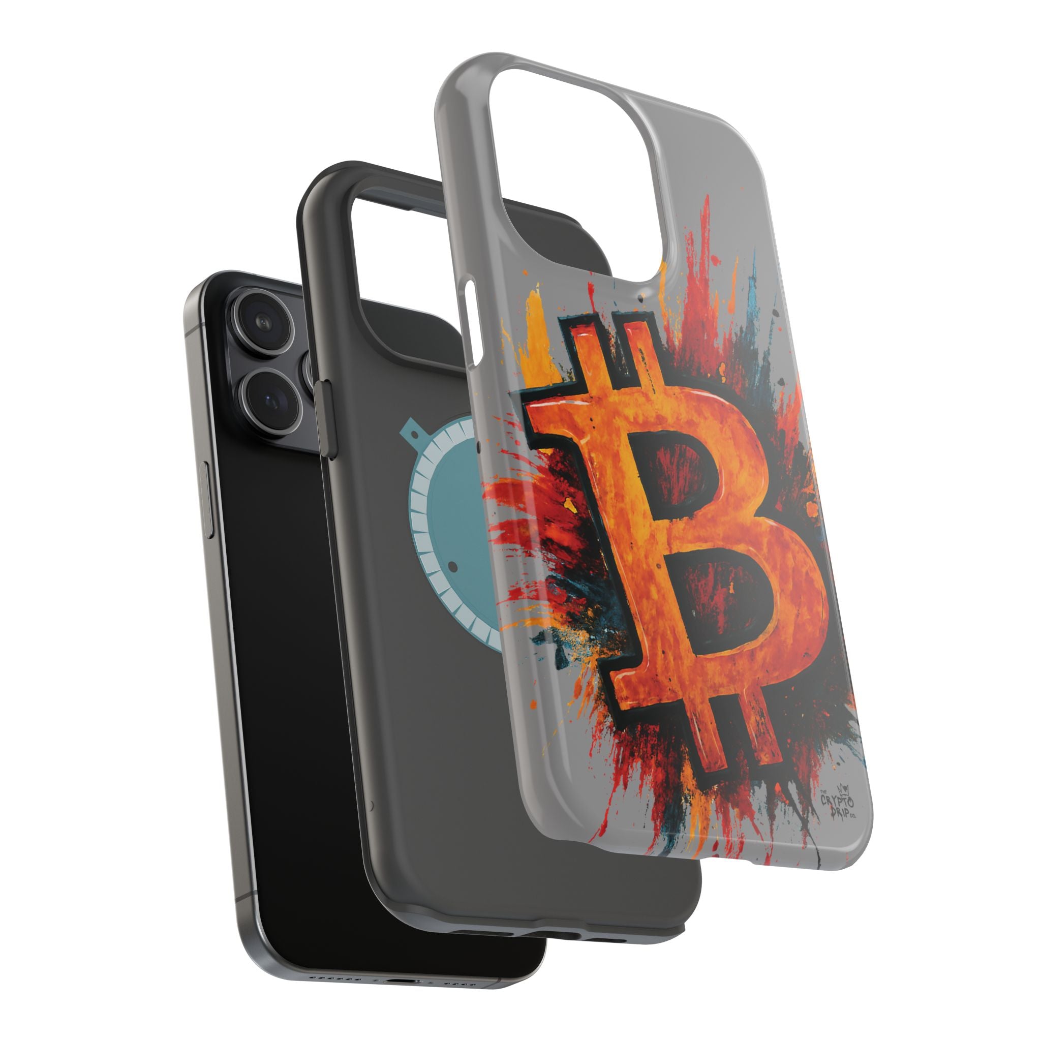 Bitcoin iPhone Case Crypto iPhone Cover MagSafe Compatible Durable Bitcoin Crypto Gift for Traders Crypto Accessories for iPhone 13 14 15 16