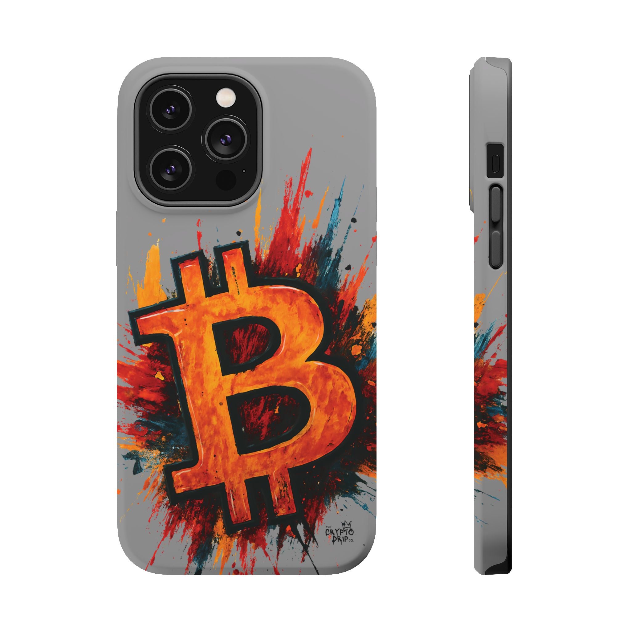 Bitcoin iPhone Case Crypto iPhone Cover MagSafe Compatible Durable Bitcoin Crypto Gift for Traders Crypto Accessories for iPhone 13 14 15 16
