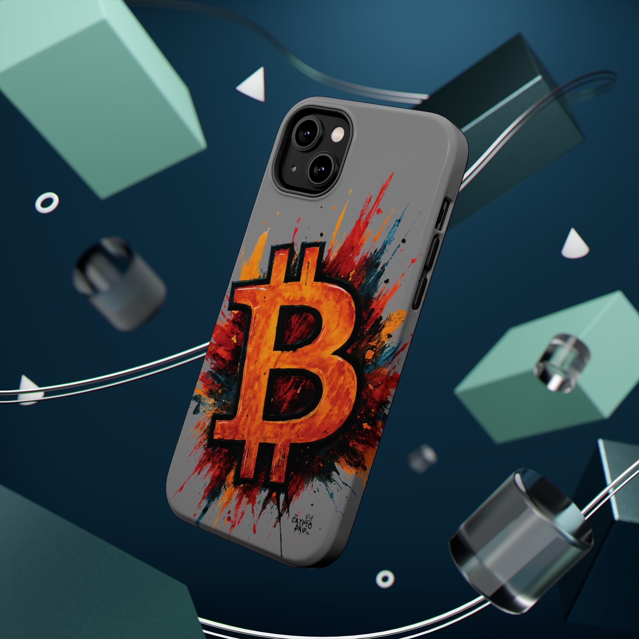 Bitcoin iPhone Case Crypto iPhone Cover MagSafe Compatible Durable Bitcoin Crypto Gift for Traders Crypto Accessories for iPhone 13 14 15 16