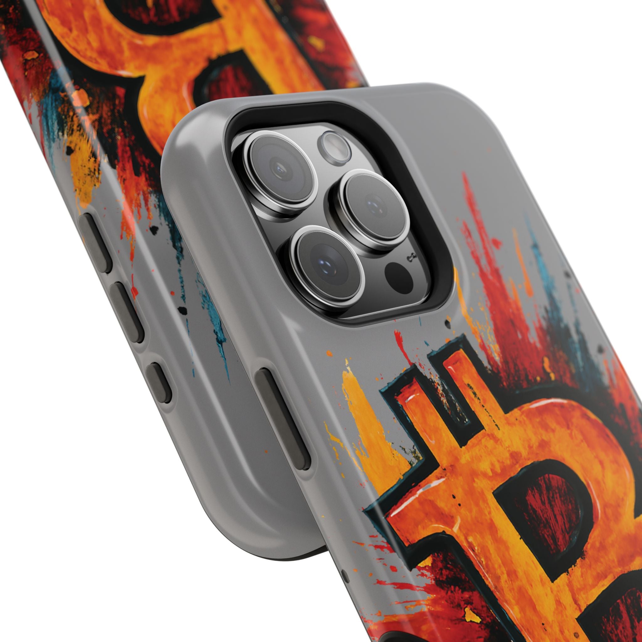 Bitcoin iPhone Case Crypto iPhone Cover MagSafe Compatible Durable Bitcoin Crypto Gift for Traders Crypto Accessories for iPhone 13 14 15 16