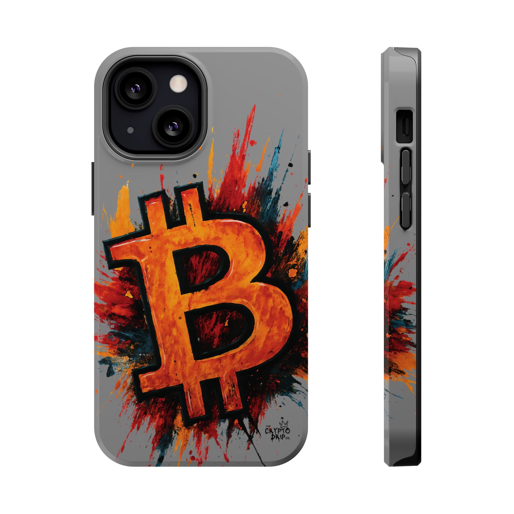 Bitcoin iPhone Case Crypto iPhone Cover MagSafe Compatible Durable Bitcoin Crypto Gift for Traders Crypto Accessories for iPhone 13 14 15 16