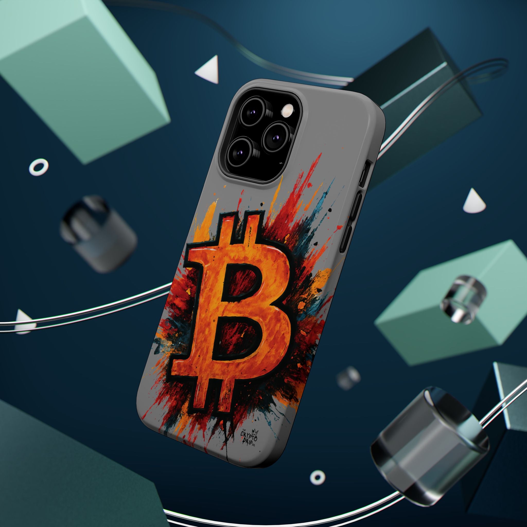 Bitcoin iPhone Case Crypto iPhone Cover MagSafe Compatible Durable Bitcoin Crypto Gift for Traders Crypto Accessories for iPhone 13 14 15 16