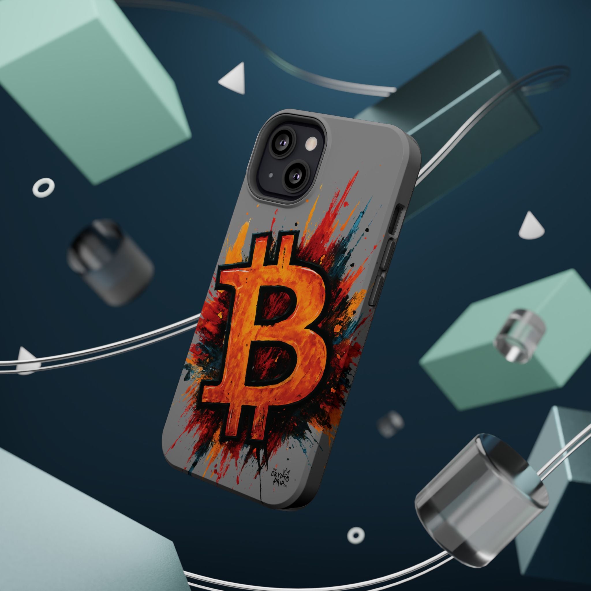 Bitcoin iPhone Case Crypto iPhone Cover MagSafe Compatible Durable Bitcoin Crypto Gift for Traders Crypto Accessories for iPhone 13 14 15 16