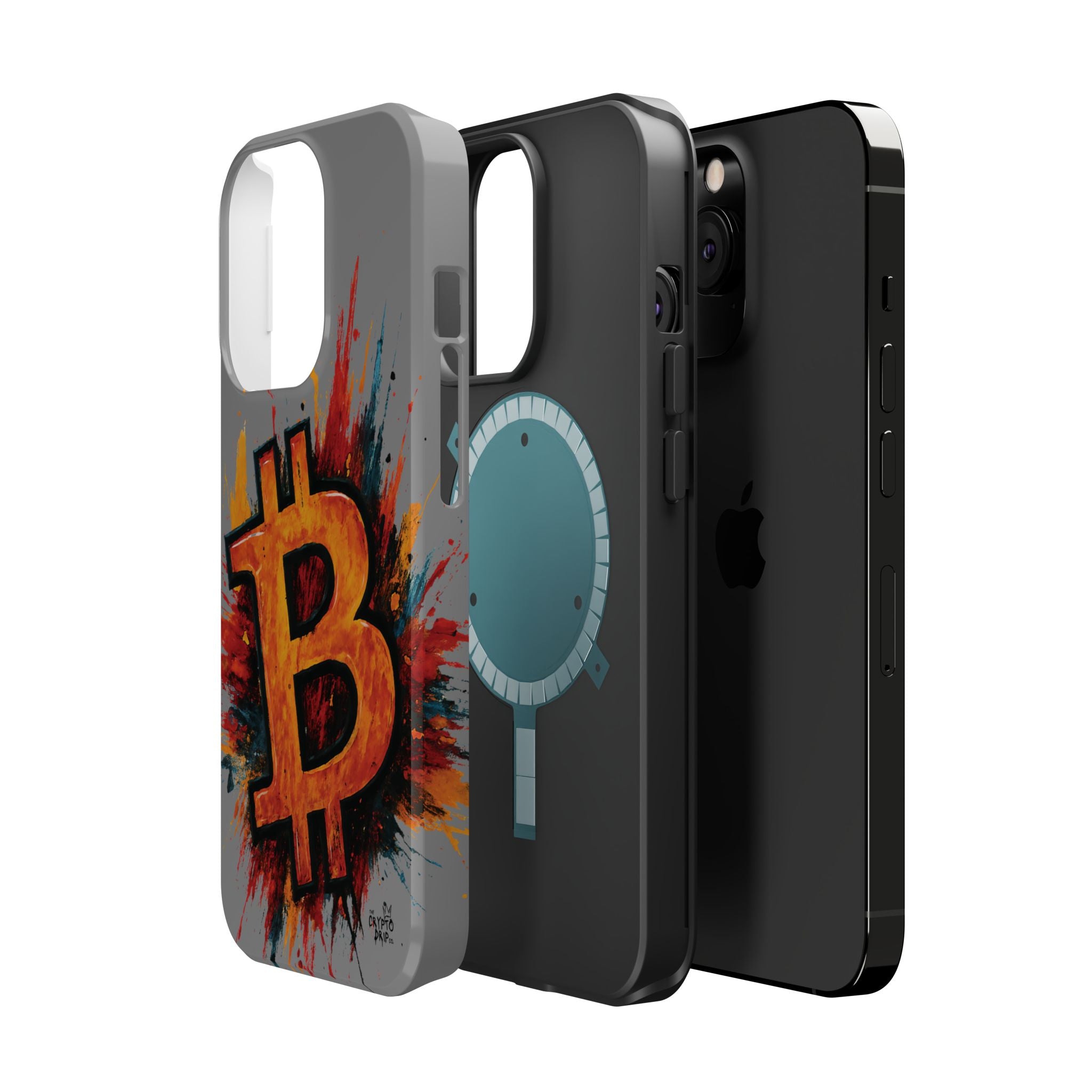 Bitcoin iPhone Case Crypto iPhone Cover MagSafe Compatible Durable Bitcoin Crypto Gift for Traders Crypto Accessories for iPhone 13 14 15 16