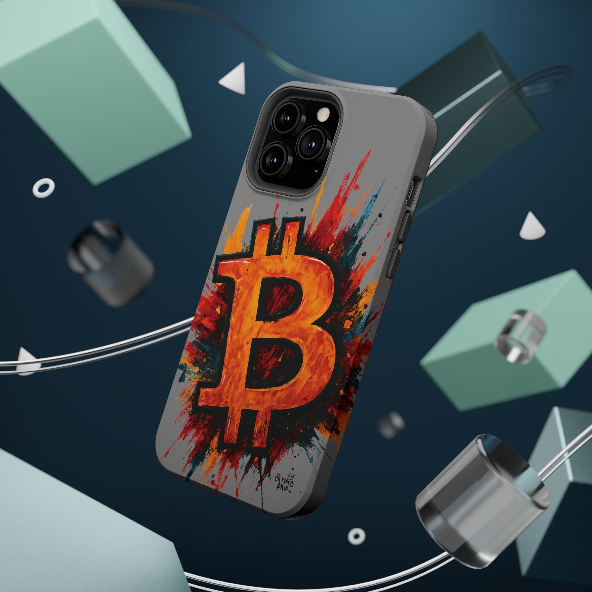 Bitcoin iPhone Case Crypto iPhone Cover MagSafe Compatible Durable Bitcoin Crypto Gift for Traders Crypto Accessories for iPhone 13 14 15 16