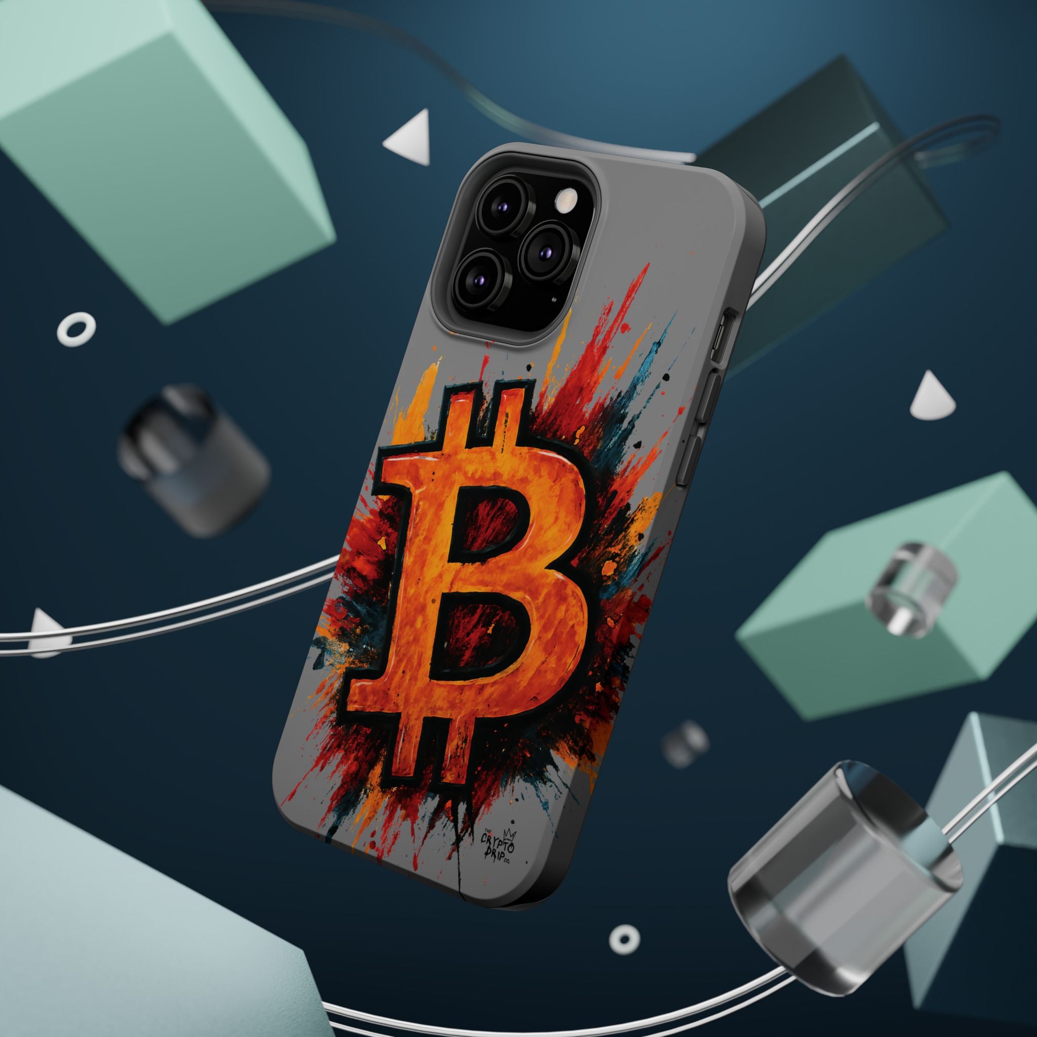 Bitcoin iPhone Case Crypto iPhone Cover MagSafe Compatible Durable Bitcoin Crypto Gift for Traders Crypto Accessories for iPhone 13 14 15 16