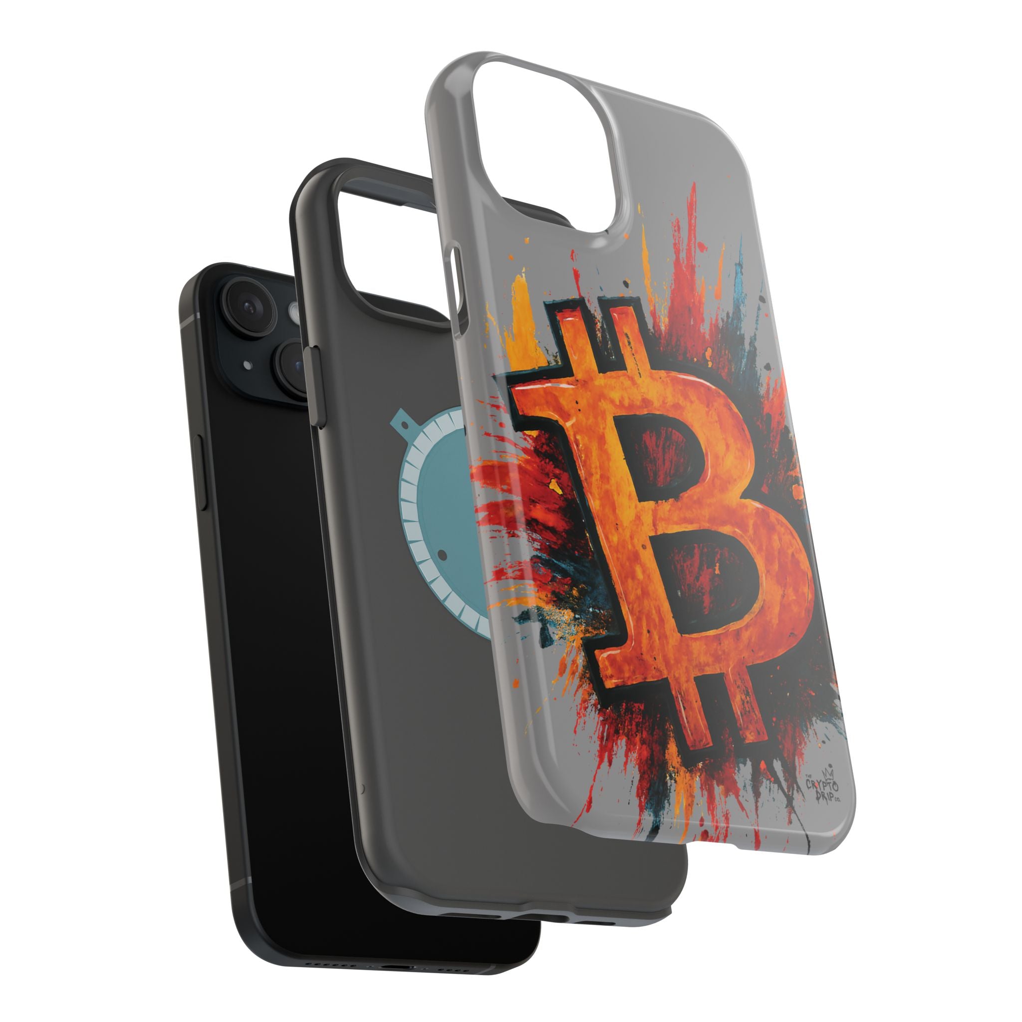 Bitcoin iPhone Case Crypto iPhone Cover MagSafe Compatible Durable Bitcoin Crypto Gift for Traders Crypto Accessories for iPhone 13 14 15 16