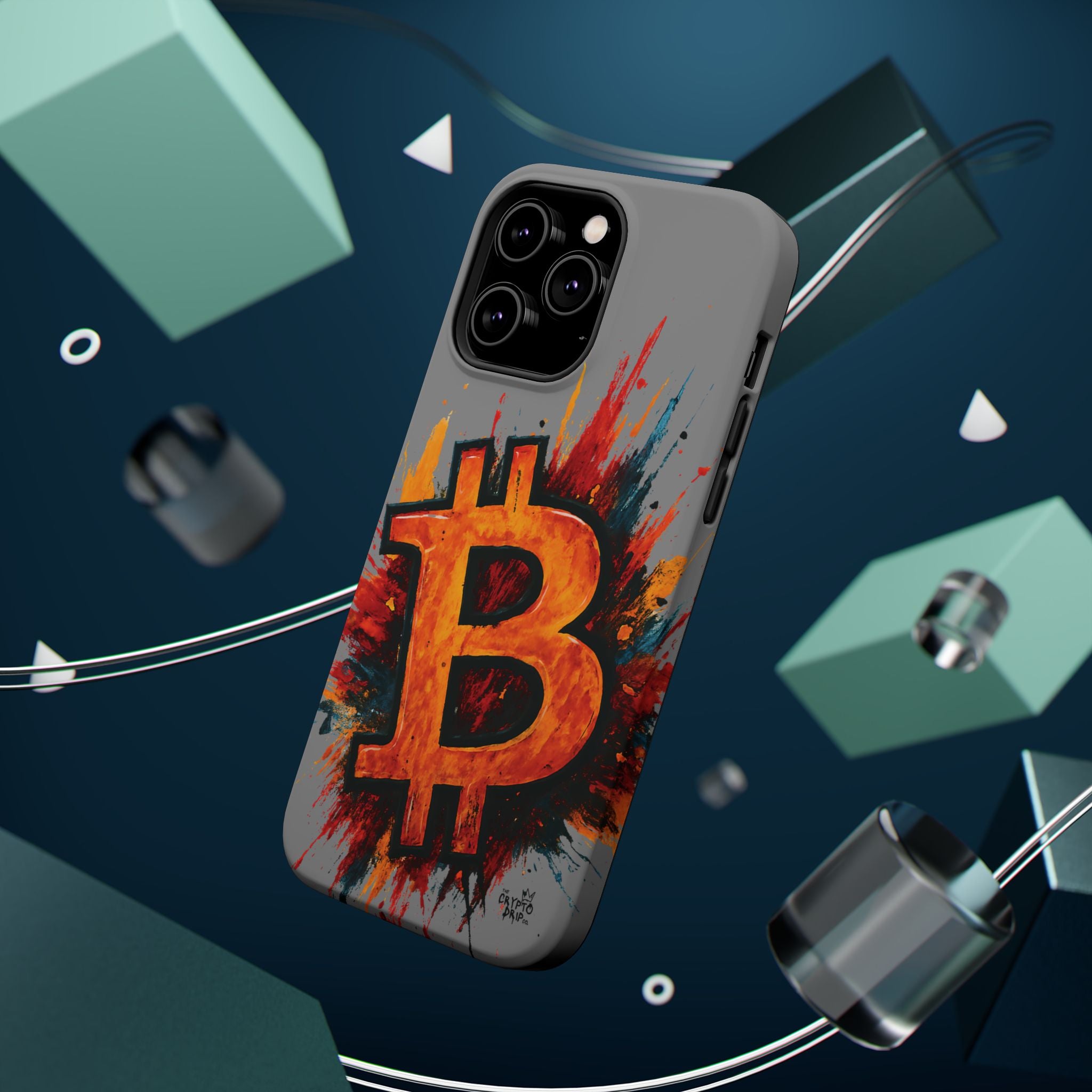 Bitcoin iPhone Case Crypto iPhone Cover MagSafe Compatible Durable Bitcoin Crypto Gift for Traders Crypto Accessories for iPhone 13 14 15 16