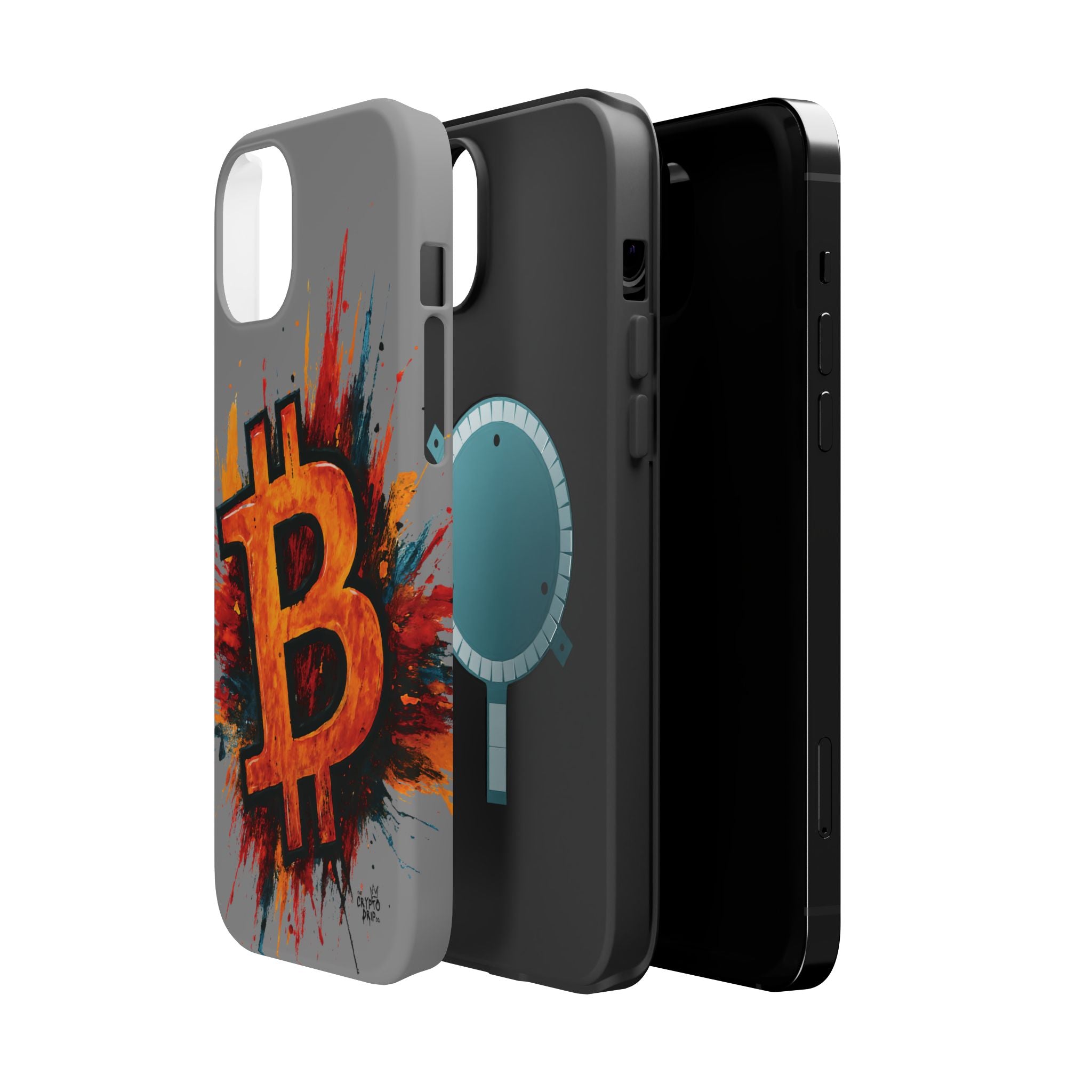 Bitcoin iPhone Case Crypto iPhone Cover MagSafe Compatible Durable Bitcoin Crypto Gift for Traders Crypto Accessories for iPhone 13 14 15 16