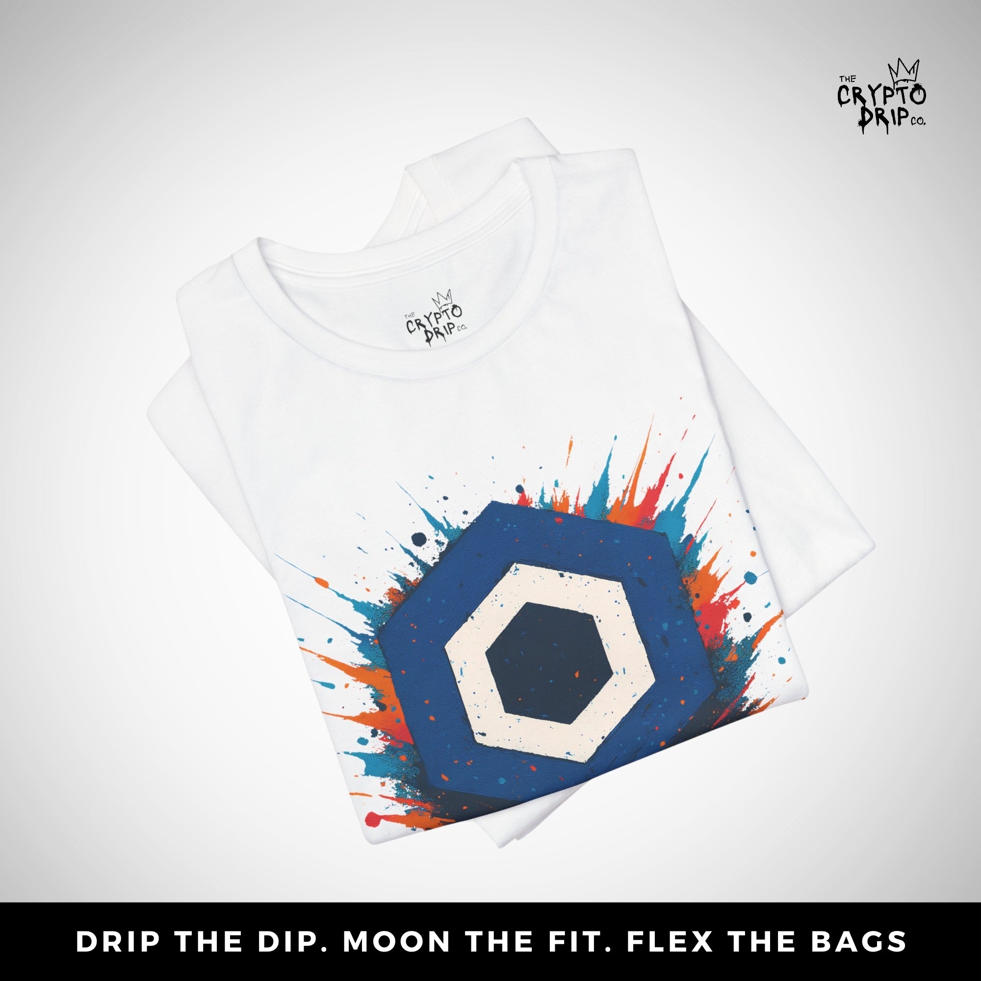 Chainlink Grafftiti T-Shirt | Crypto Shirt for Traders, Degens & Blockchain Fans | Inspired by Chainlink