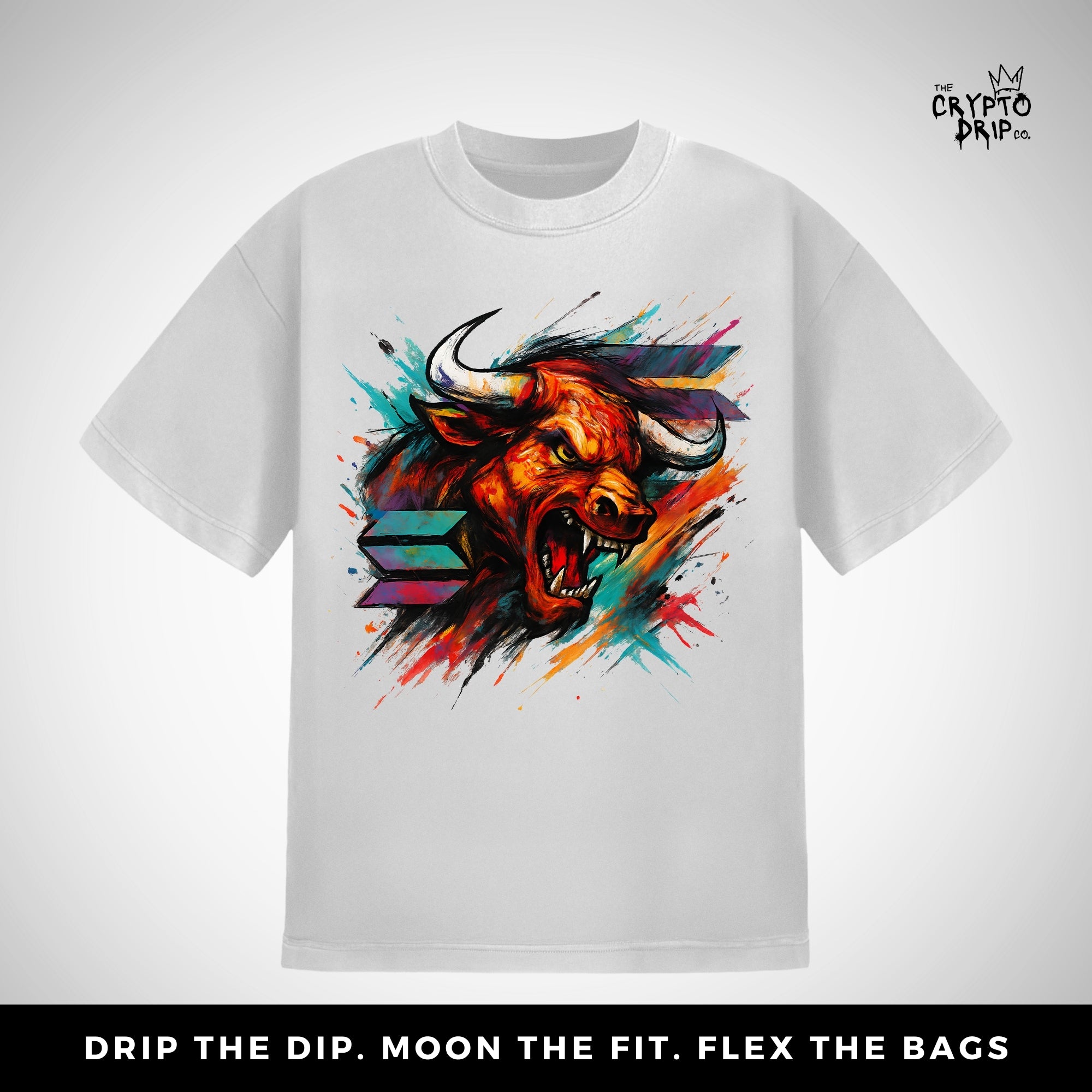 Solana Bull T-Shirt | Crypto Shirt for Traders, Degens & Blockchain Fans | Inspired by Solana