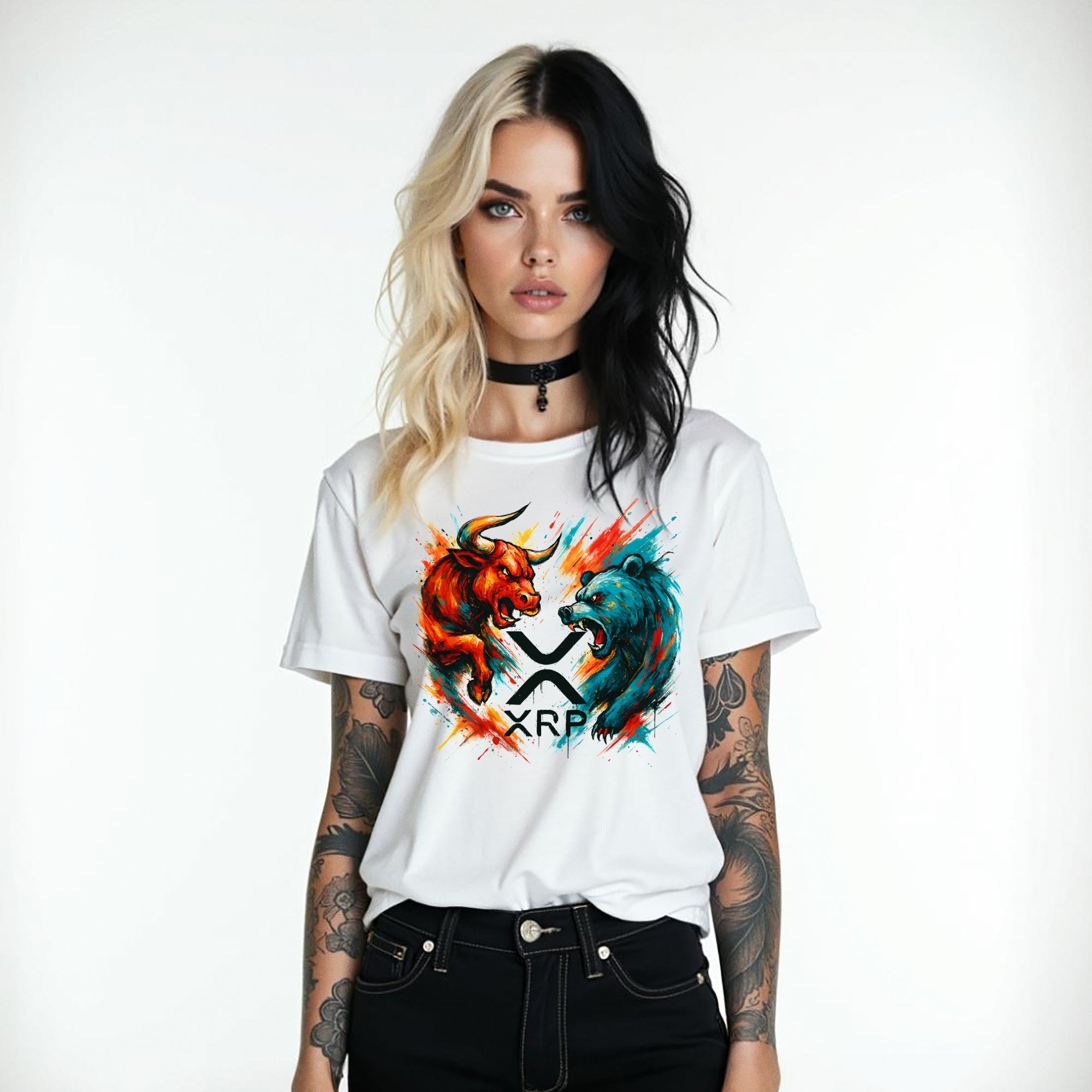 XRP T-Shirt | Women's Crypto Shirt for Traders, Degens & Blockchain Fans | Inspired by XRP