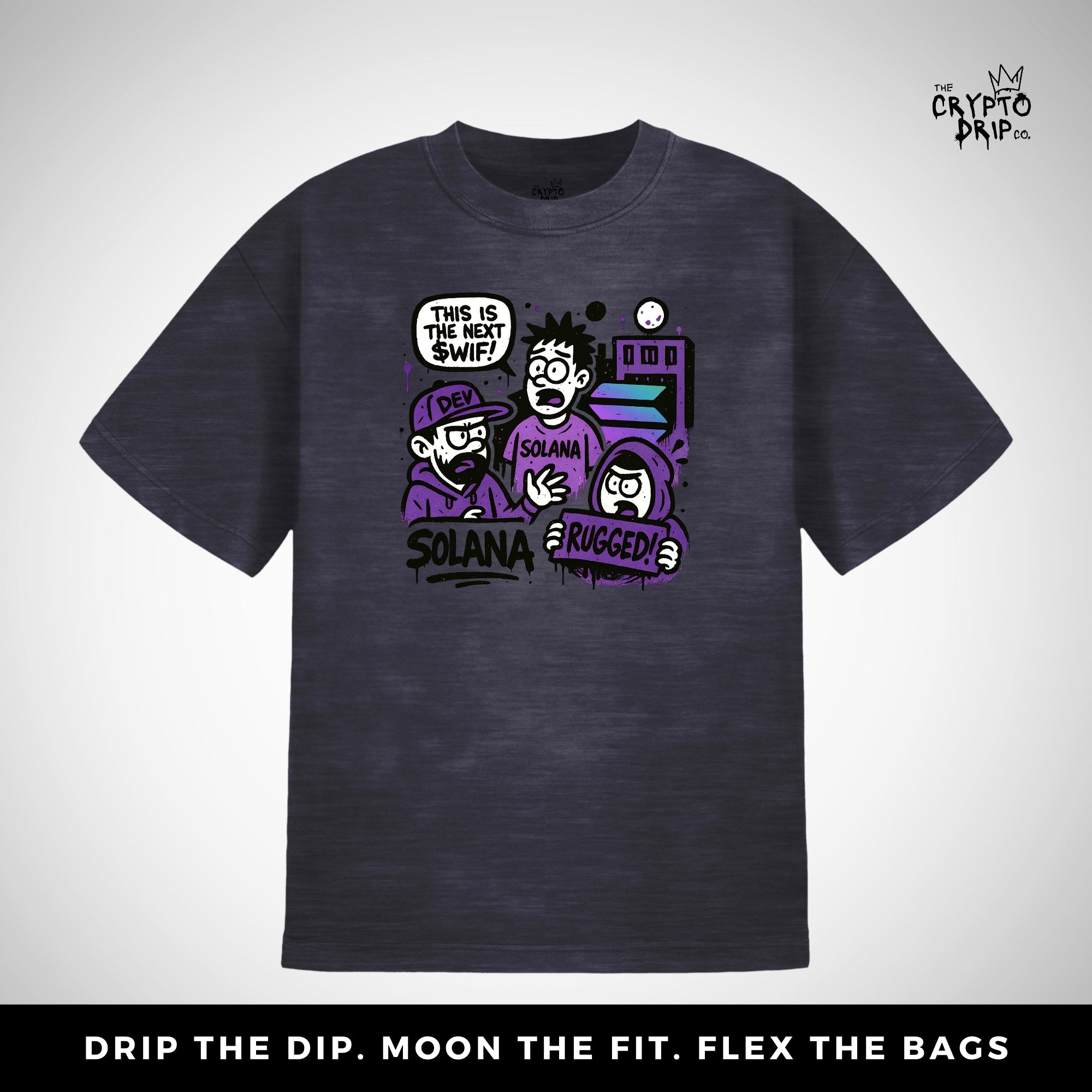 Solana Degen Memecoin T-Shirt | Women's Crypto Shirt for Traders, Degens & Blockchain Fans | Inspired by Solana