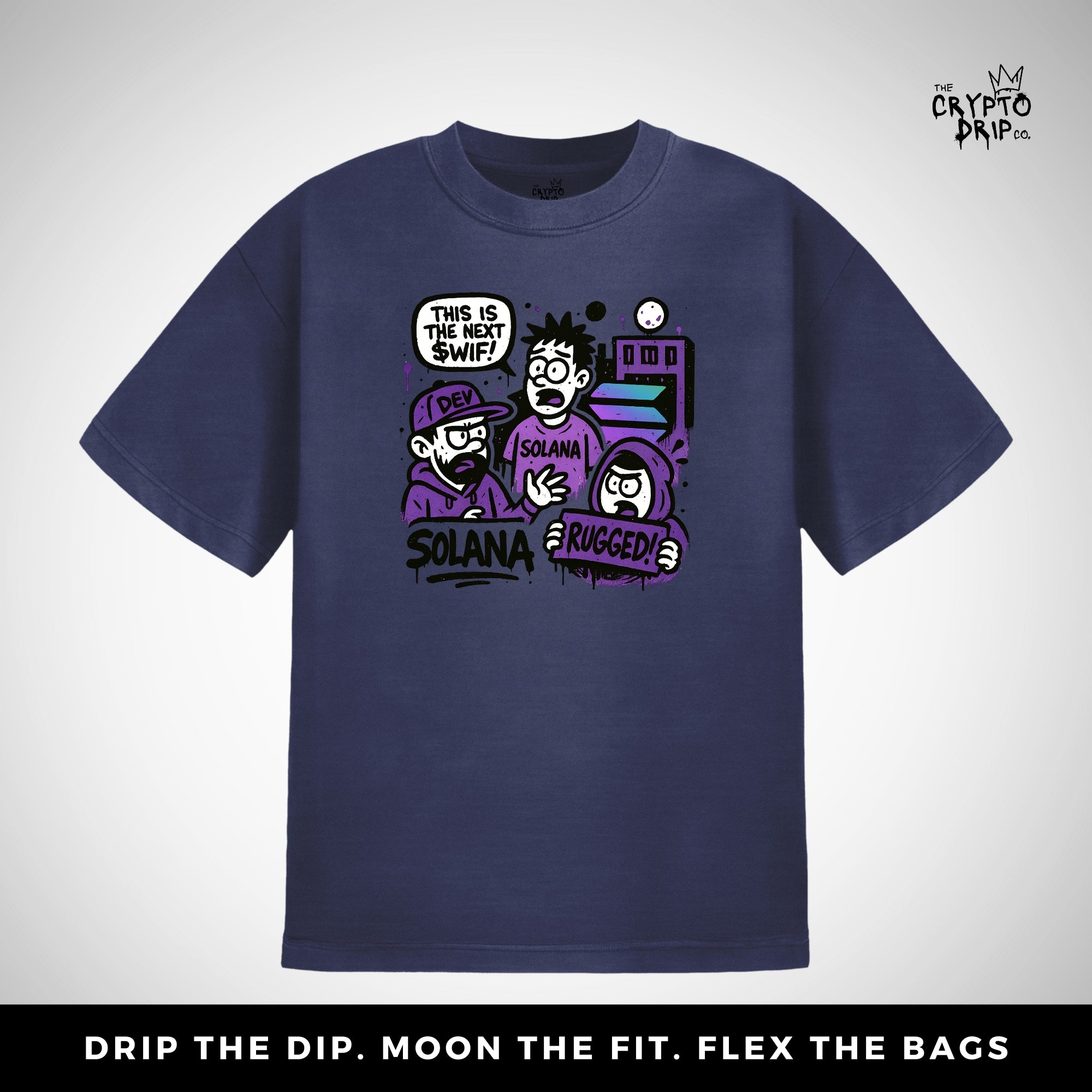 Solana Degen Memecoin T-Shirt | Women's Crypto Shirt for Traders, Degens & Blockchain Fans | Inspired by Solana