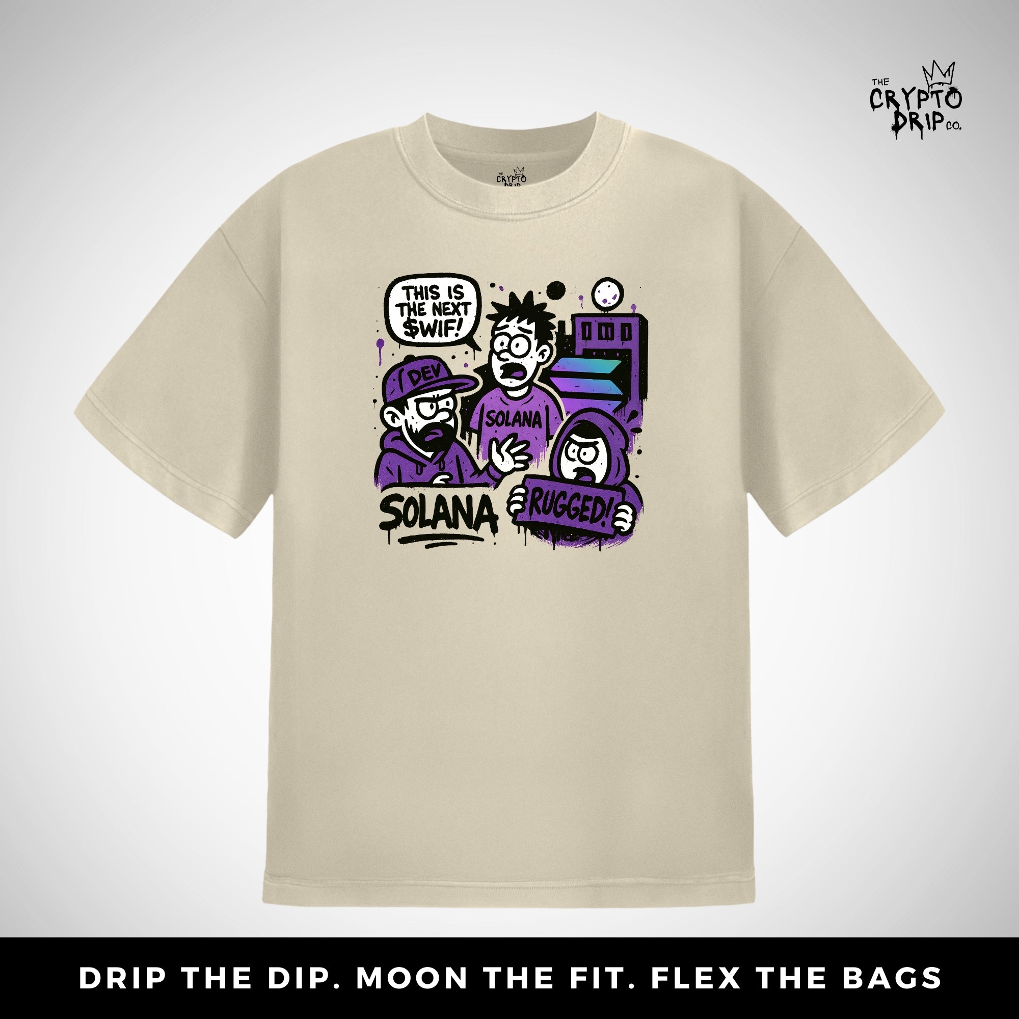 Solana Degen Memecoin T-Shirt | Women's Crypto Shirt for Traders, Degens & Blockchain Fans | Inspired by Solana