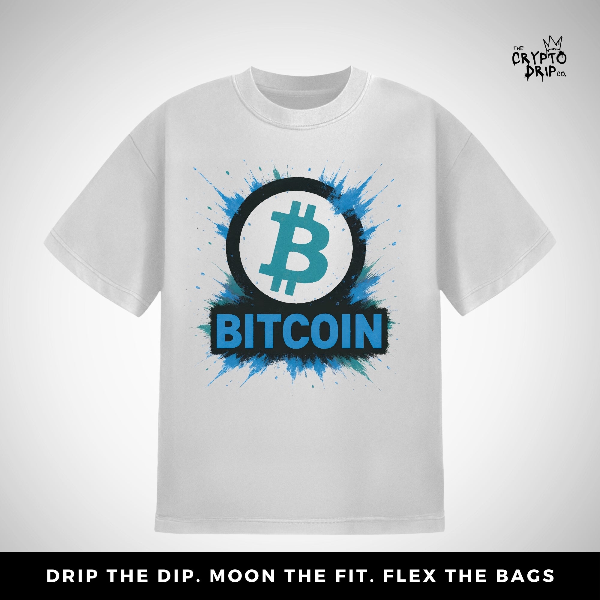 Bitcoin Graffiti T-Shirt | BTC Crypto Shirt for Traders, Degens & Blockchain Fans | Inspired by Bitcoin