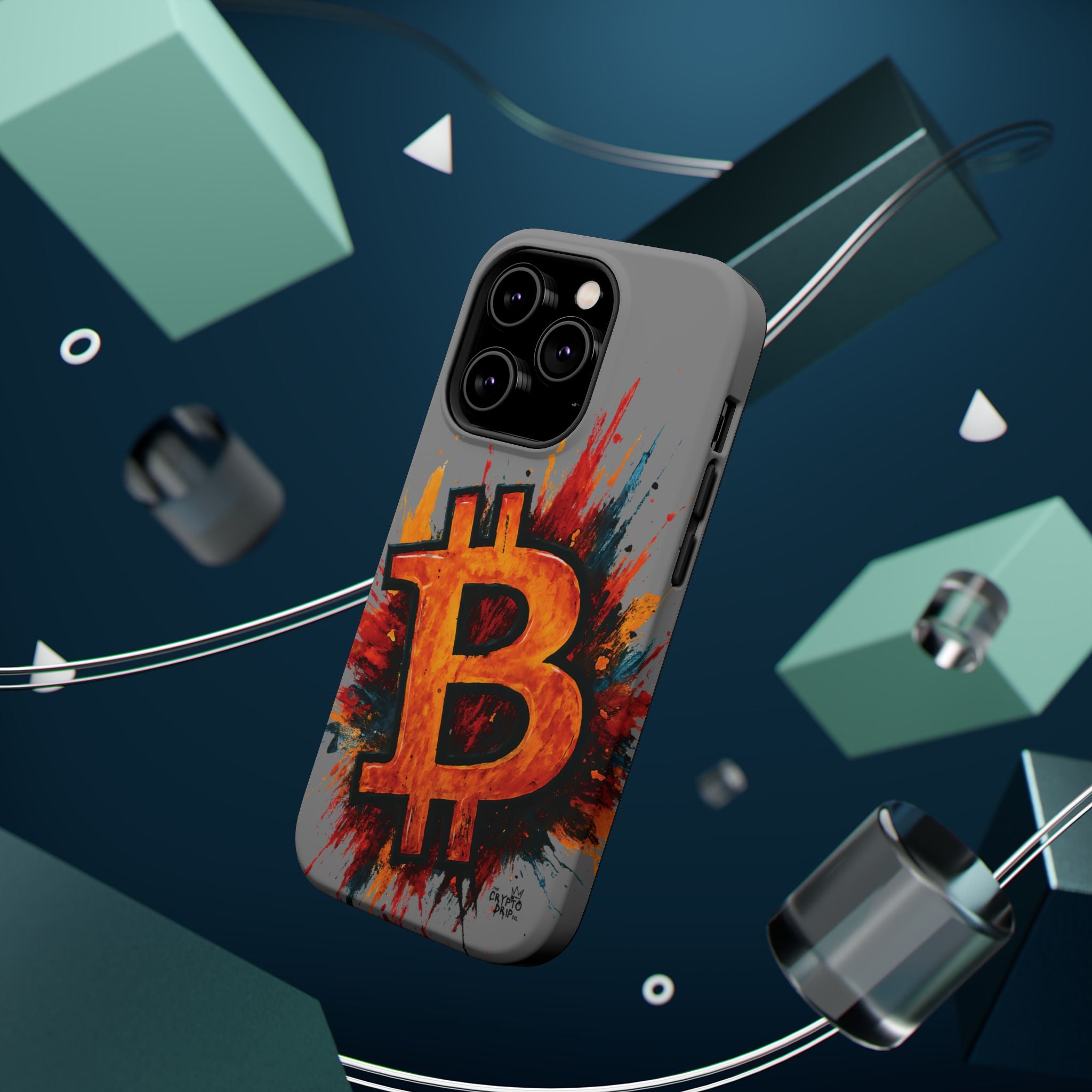 Bitcoin iPhone Case Crypto iPhone Cover MagSafe Compatible Durable Bitcoin Crypto Gift for Traders Crypto Accessories for iPhone 13 14 15 16