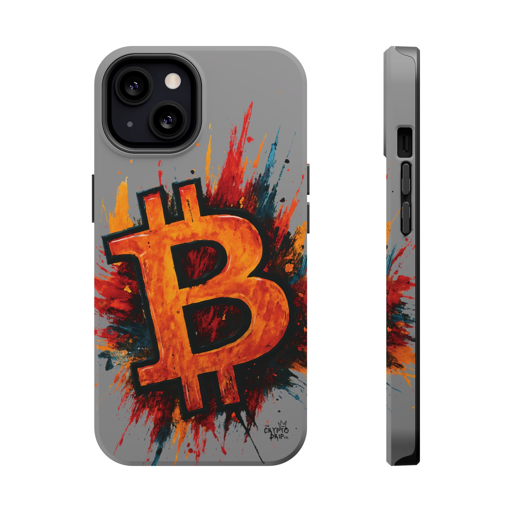 Bitcoin iPhone Case Crypto iPhone Cover MagSafe Compatible Durable Bitcoin Crypto Gift for Traders Crypto Accessories for iPhone 13 14 15 16
