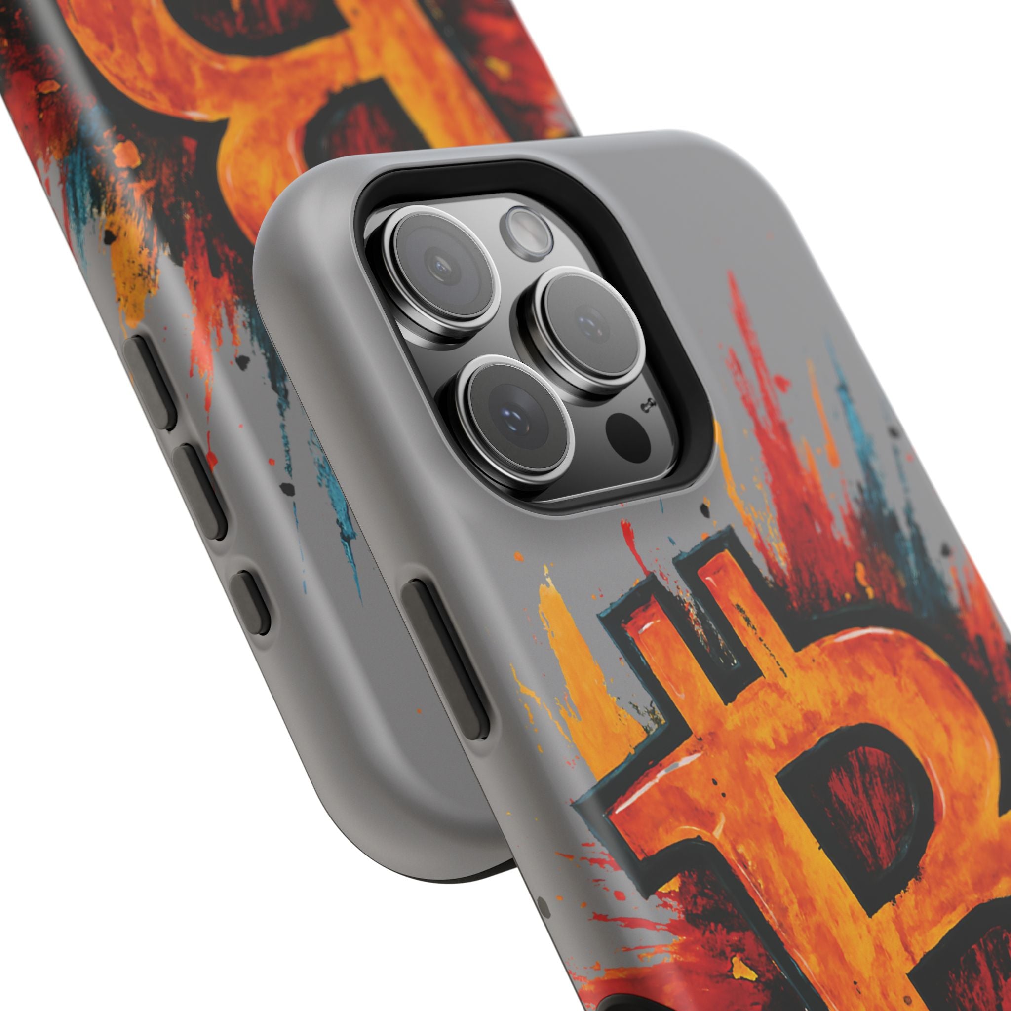 Bitcoin iPhone Case Crypto iPhone Cover MagSafe Compatible Durable Bitcoin Crypto Gift for Traders Crypto Accessories for iPhone 13 14 15 16