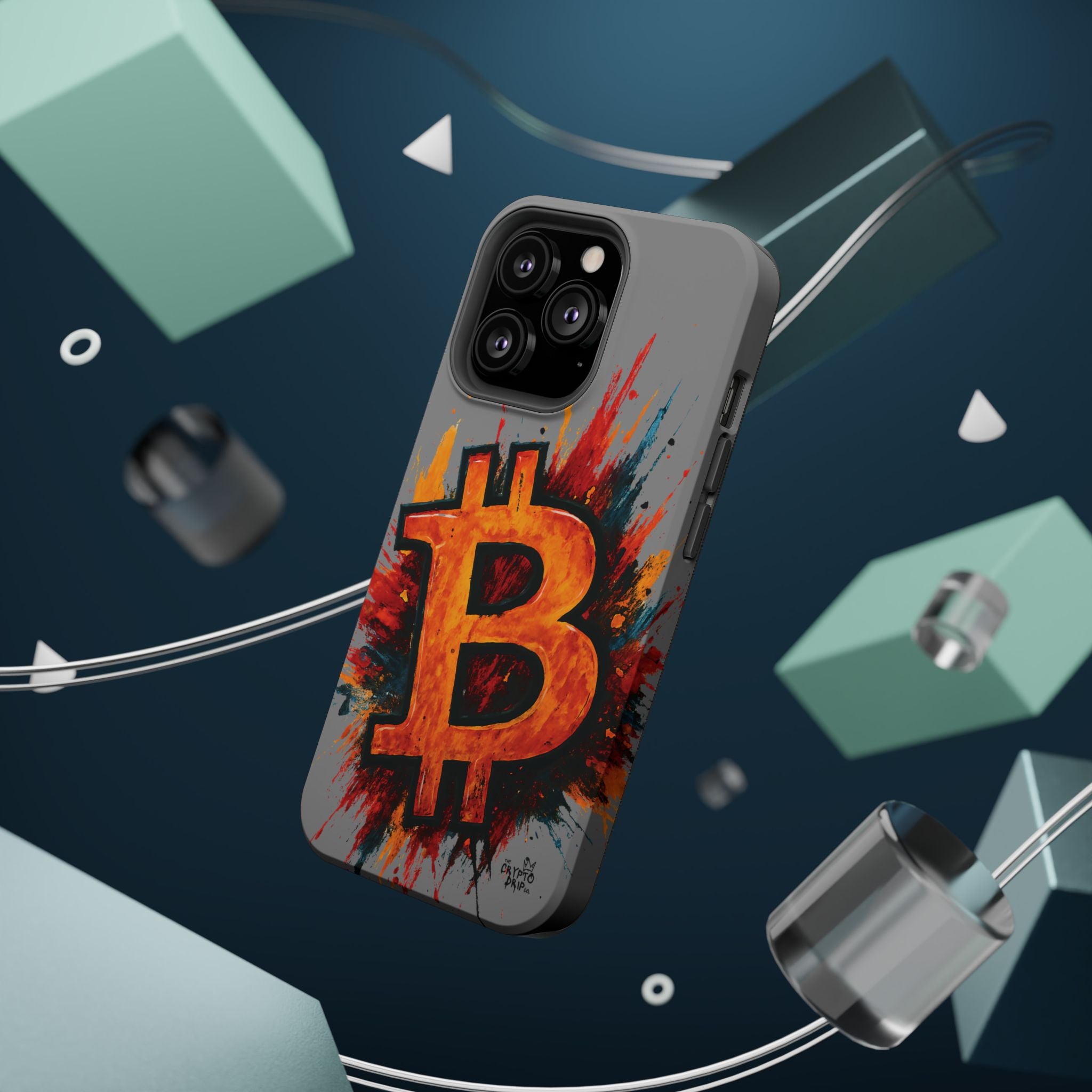 Bitcoin iPhone Case Crypto iPhone Cover MagSafe Compatible Durable Bitcoin Crypto Gift for Traders Crypto Accessories for iPhone 13 14 15 16