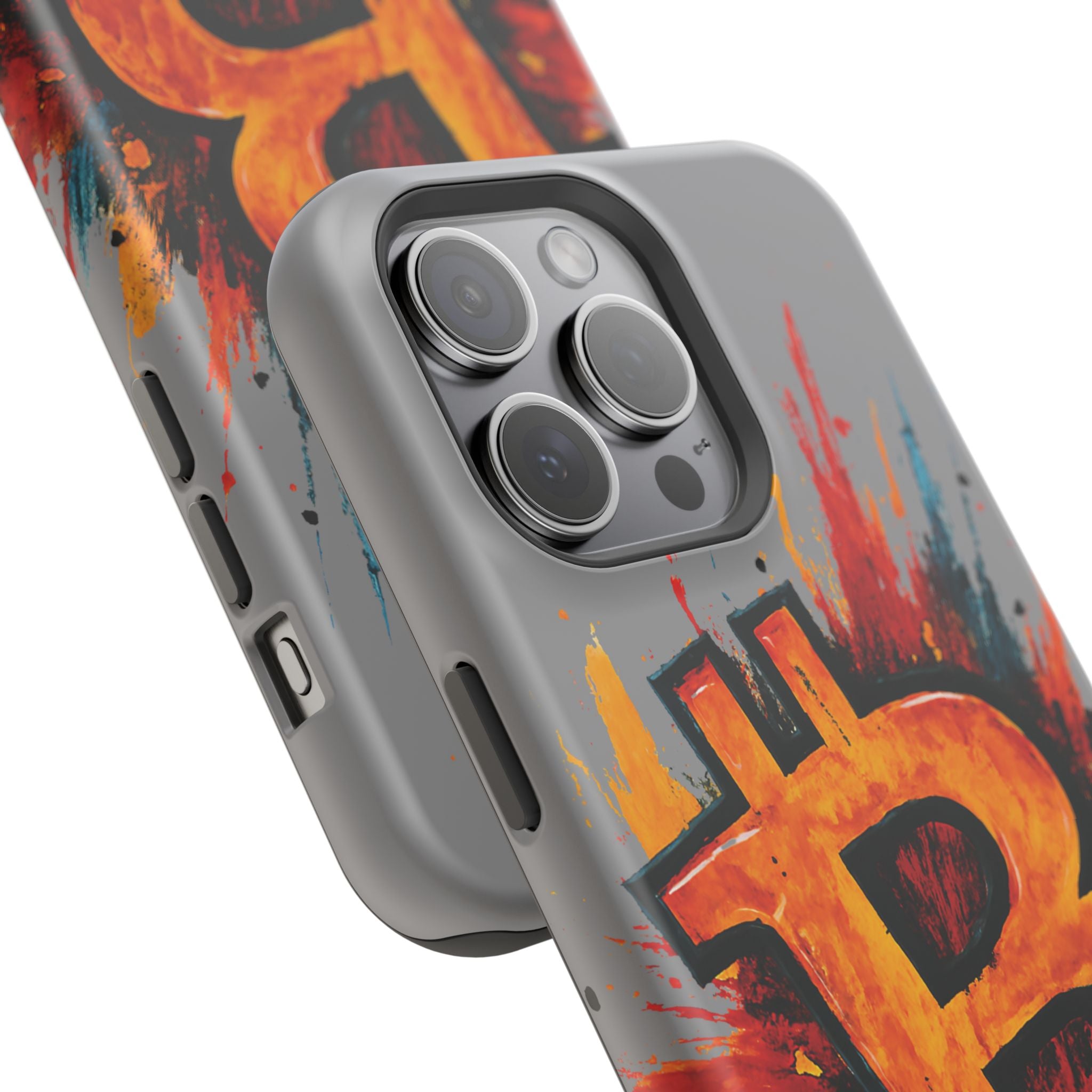 Bitcoin iPhone Case Crypto iPhone Cover MagSafe Compatible Durable Bitcoin Crypto Gift for Traders Crypto Accessories for iPhone 13 14 15 16