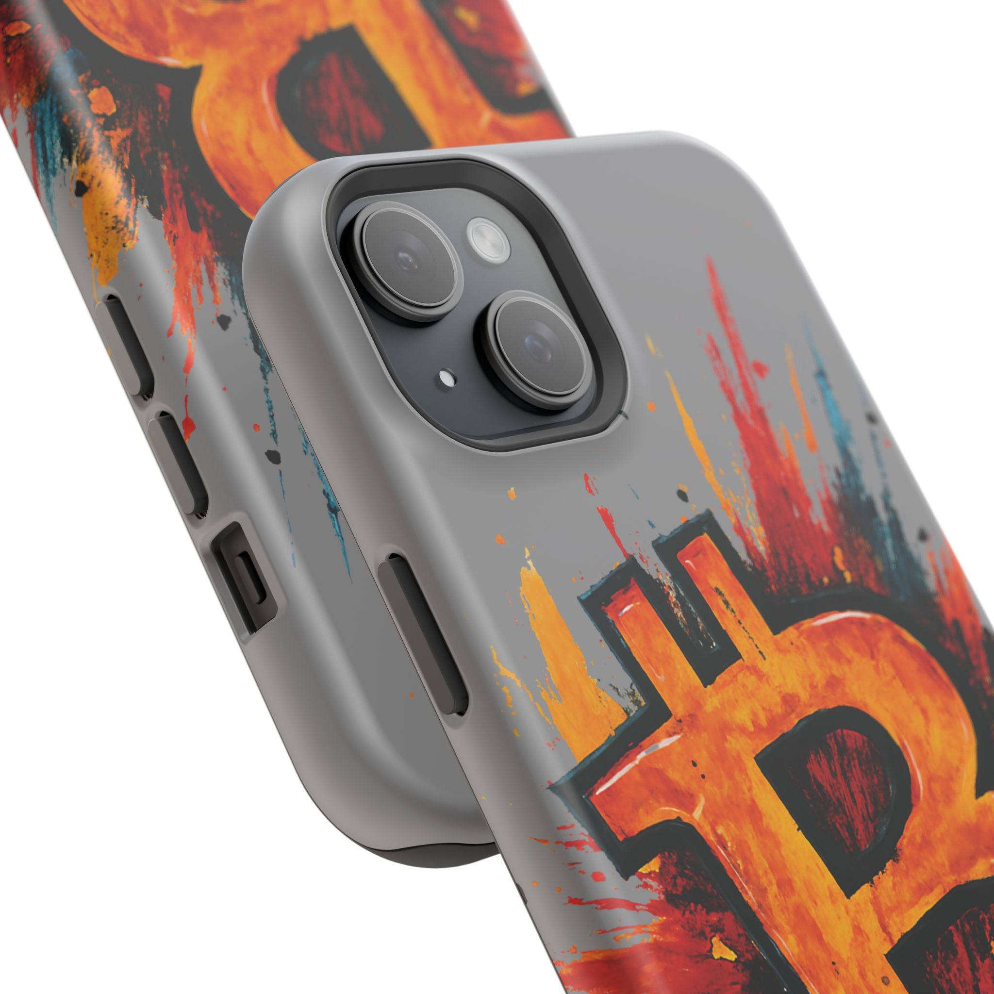 Bitcoin iPhone Case Crypto iPhone Cover MagSafe Compatible Durable Bitcoin Crypto Gift for Traders Crypto Accessories for iPhone 13 14 15 16