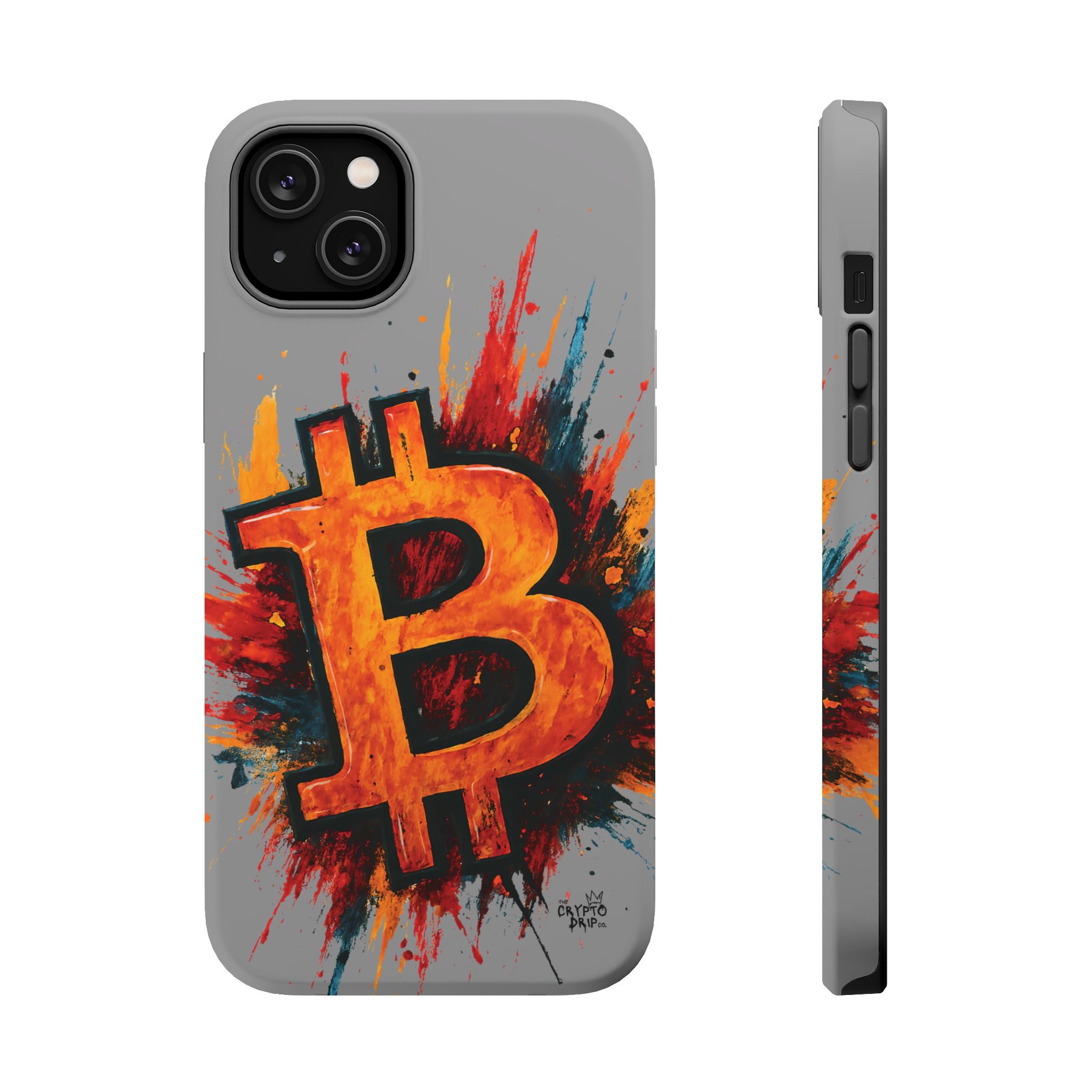 Bitcoin iPhone Case Crypto iPhone Cover MagSafe Compatible Durable Bitcoin Crypto Gift for Traders Crypto Accessories for iPhone 13 14 15 16