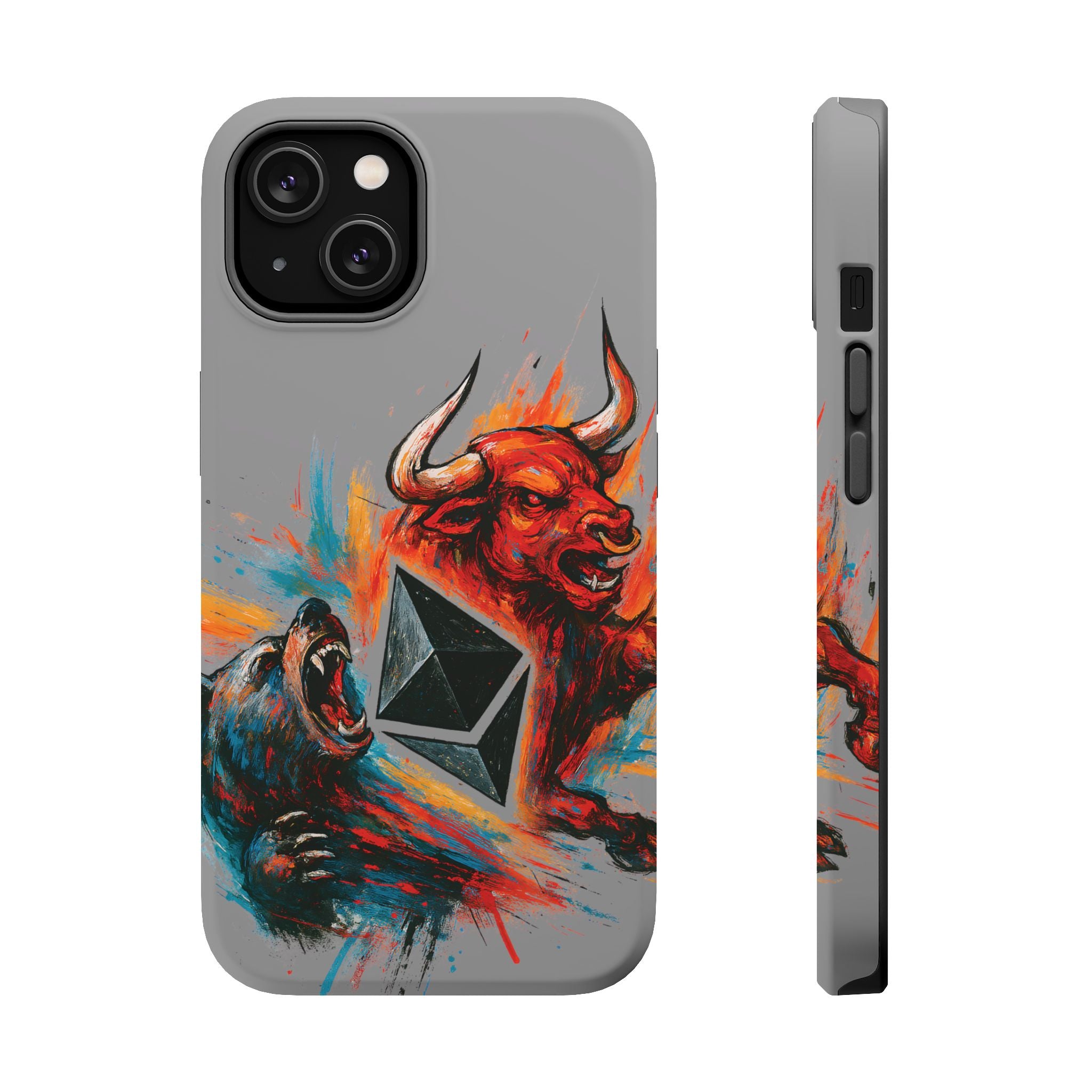 Ethereum Phone Case MagSafe iPhone Case Magnetic Tough Cases Bitcoin Phone Case Shock Proof Phone Case Crypto Accessories Crypto Merch