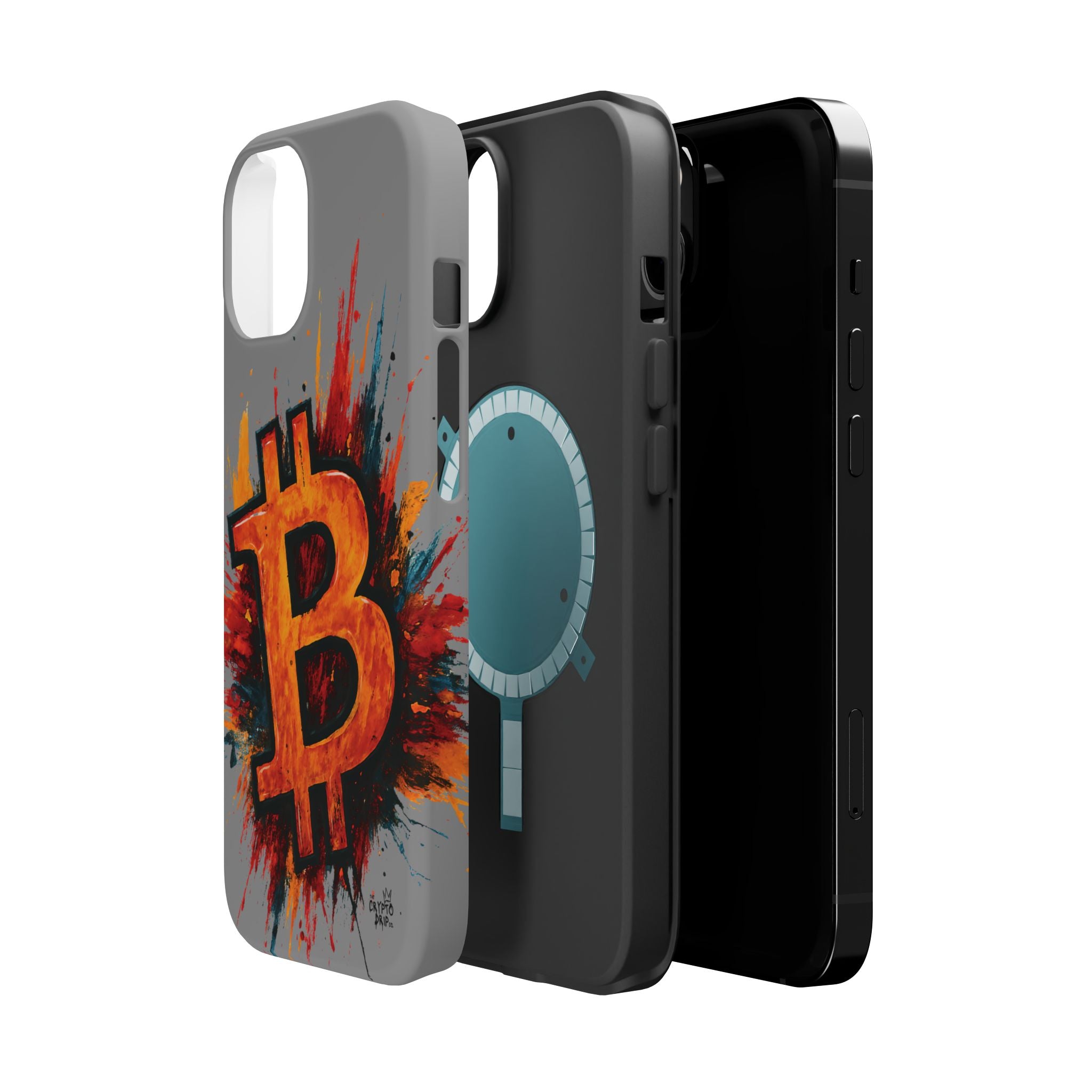 Bitcoin iPhone Case Crypto iPhone Cover MagSafe Compatible Durable Bitcoin Crypto Gift for Traders Crypto Accessories for iPhone 13 14 15 16