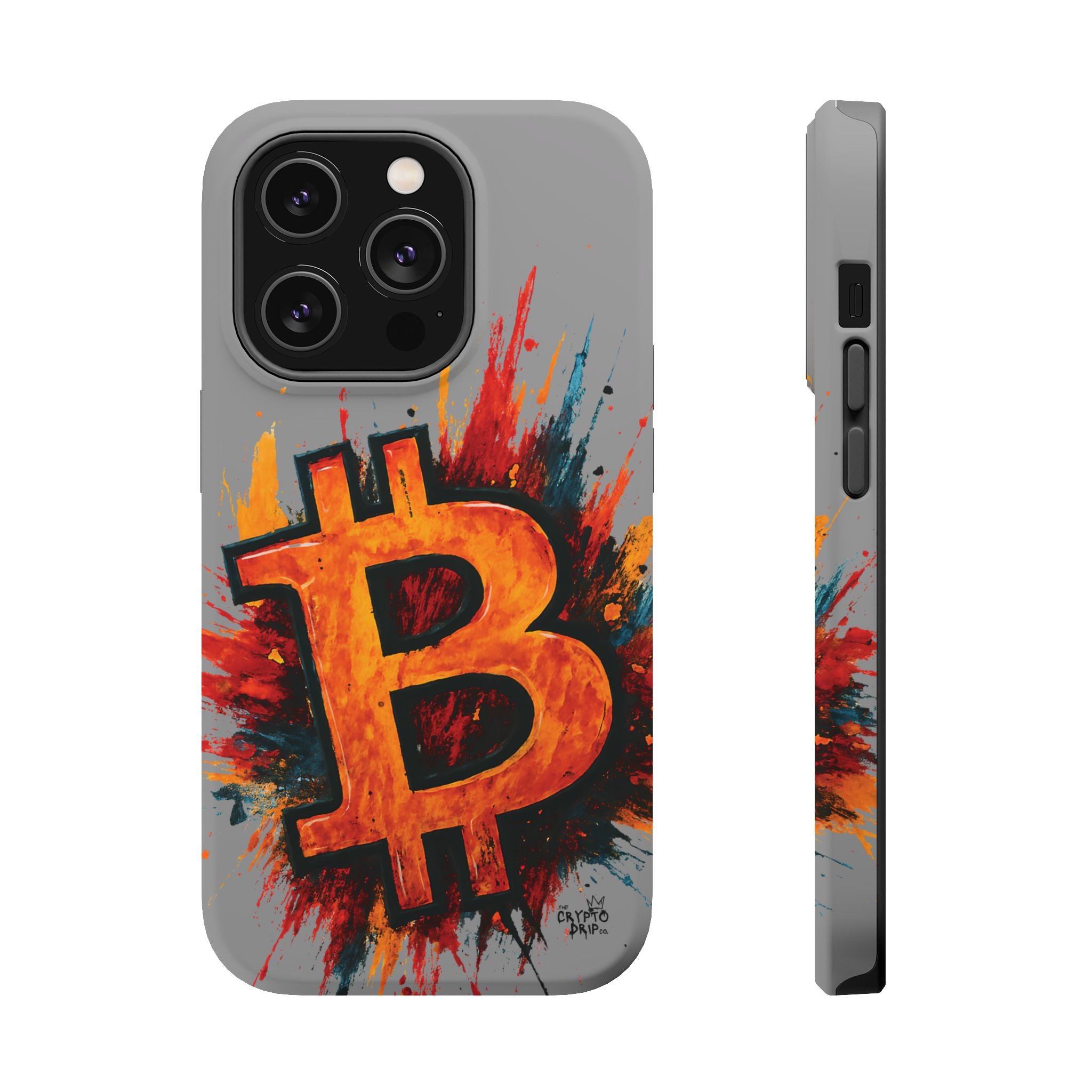 Bitcoin iPhone Case Crypto iPhone Cover MagSafe Compatible Durable Bitcoin Crypto Gift for Traders Crypto Accessories for iPhone 13 14 15 16