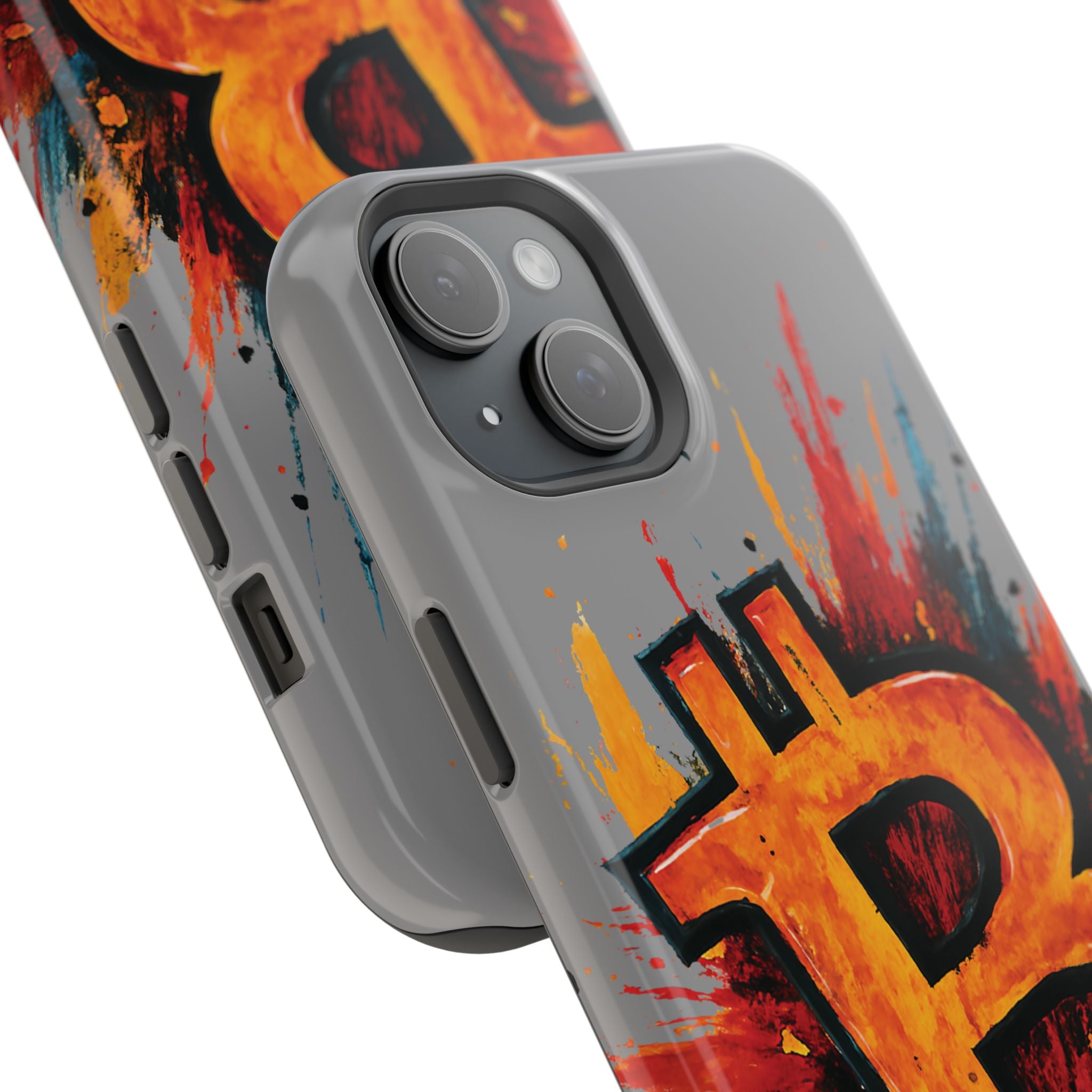 Bitcoin iPhone Case Crypto iPhone Cover MagSafe Compatible Durable Bitcoin Crypto Gift for Traders Crypto Accessories for iPhone 13 14 15 16