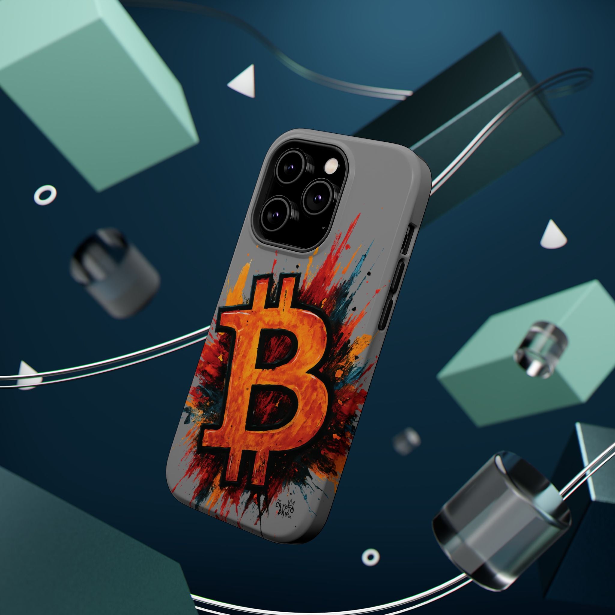 Bitcoin iPhone Case Crypto iPhone Cover MagSafe Compatible Durable Bitcoin Crypto Gift for Traders Crypto Accessories for iPhone 13 14 15 16
